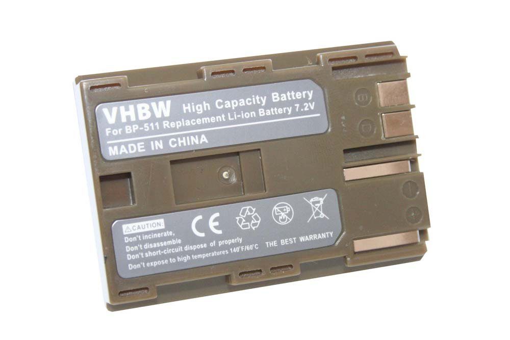 vhbw passend für Canon FV-Serie FV100, FV200, FV30, FV300, FV40, FV300 Kit, Kamera-Akku 1300 mAh