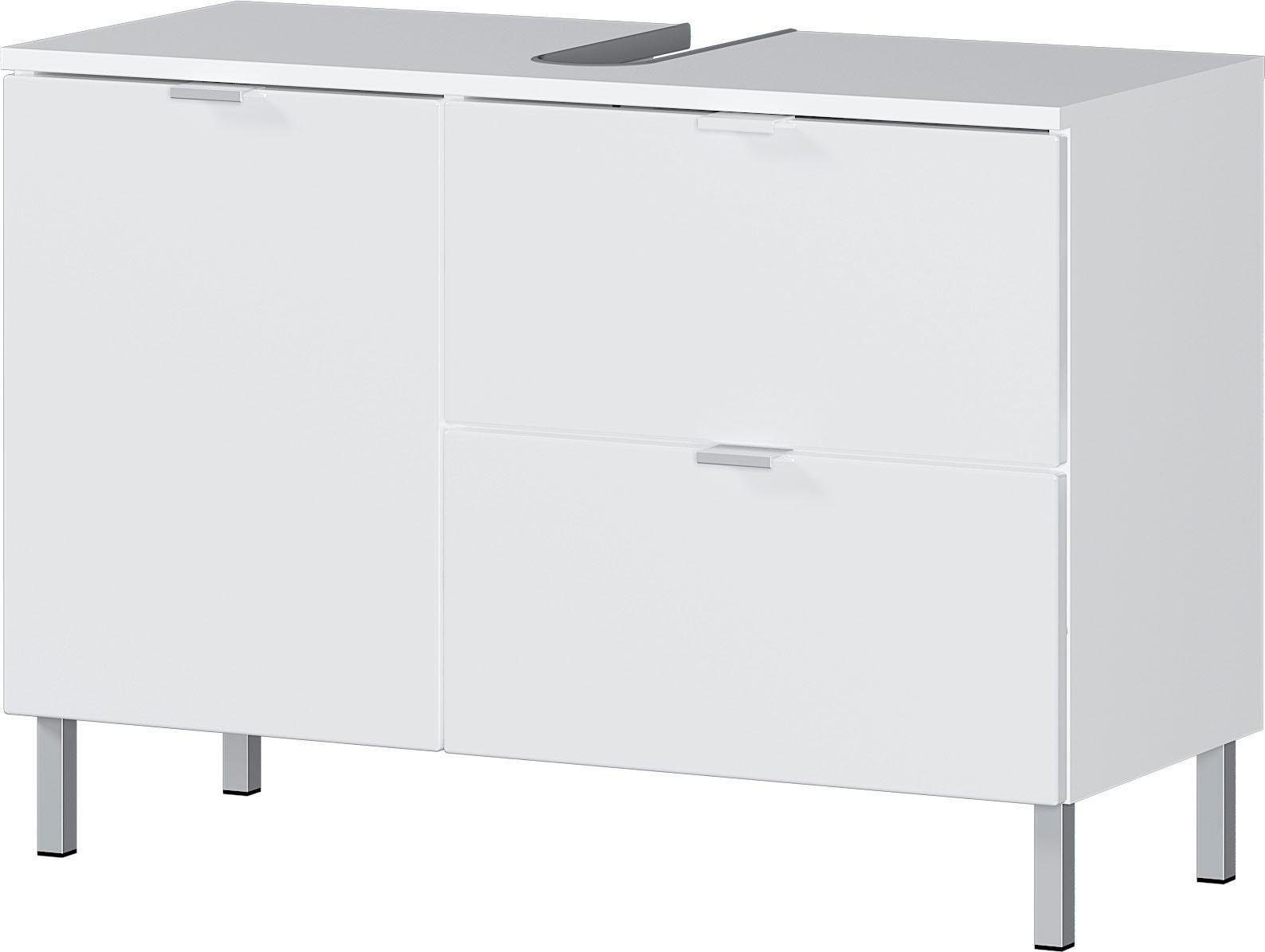 GERMANIA Waschbeckenunterschrank GW-Mauresa in 2 Breiten, mit Schublade (Klappe), Soft-Close, Made in Germany