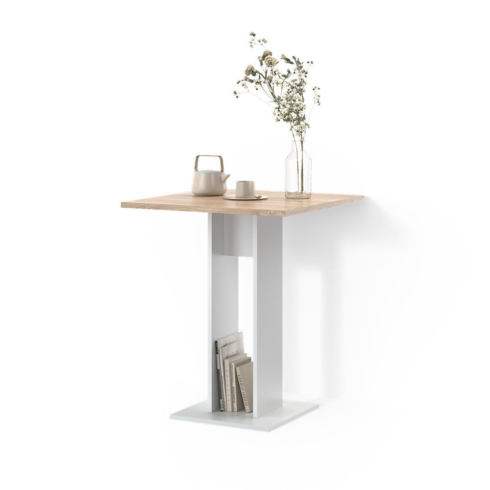 Livinity® Esstisch Regusa, Sonoma, 65 x 78 cm (1-St)