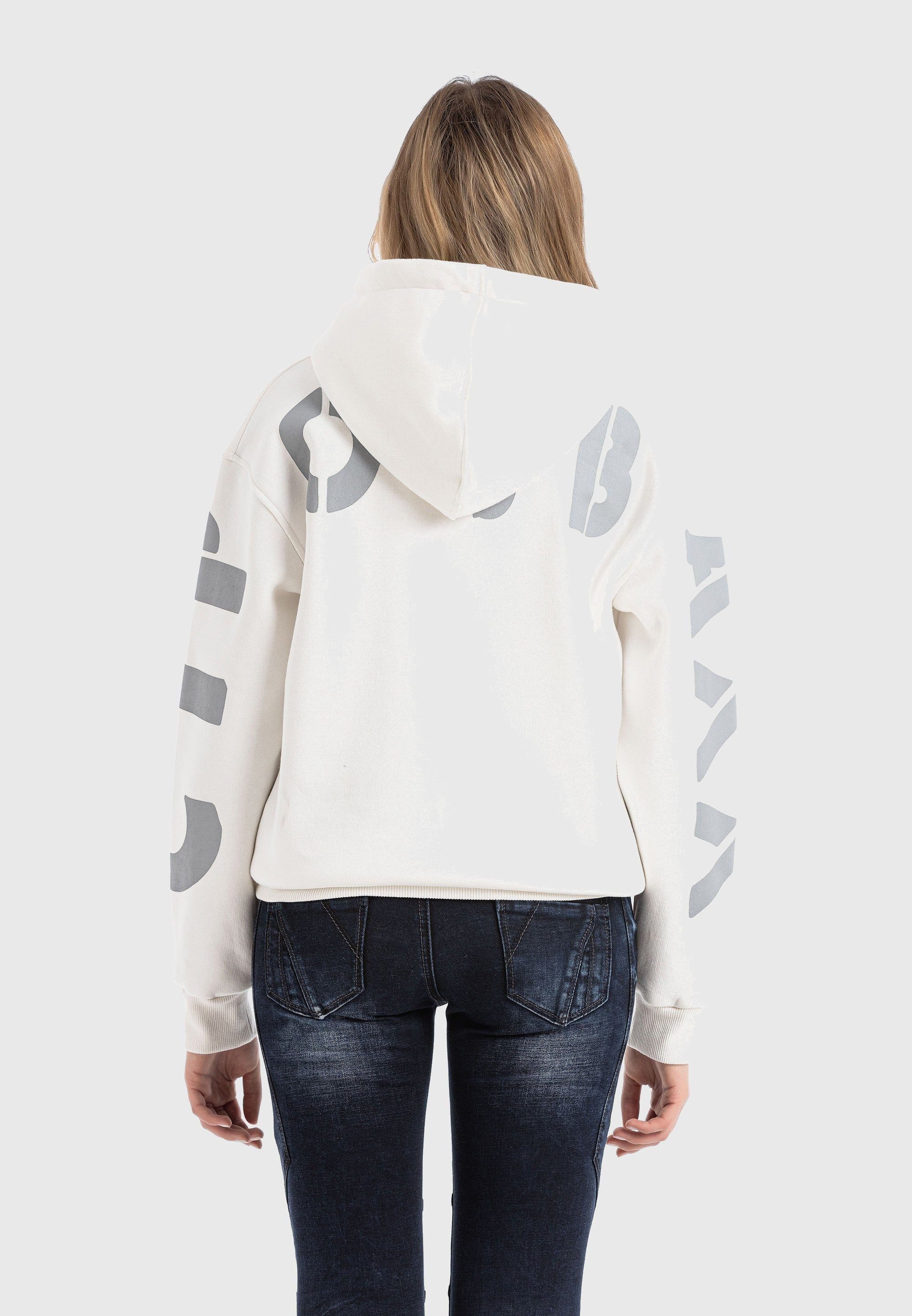 Cipo & Baxx Sweatshirt HOODIE SWEATSHIRT (1-tlg) modisches Design mit hohem Tragekomfort – Bild 2 von 5