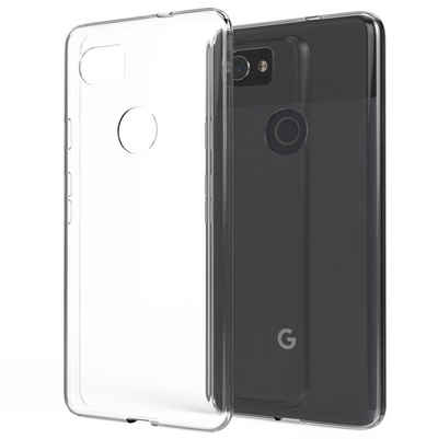 Nalia Smartphone-Hülle Google Pixel 2 XL, Klare Silikon Hülle / Extrem Transparent / Vergilbungsfrei / Stoßfest / Kratzfest / Durchsichtige Dünne Schutzhülle / Clear Phone Case / Soft Cover / Anti-Gelb / Flexibel / Handy-Schale Etui Bumper Phone Backcover Handycase Handycover