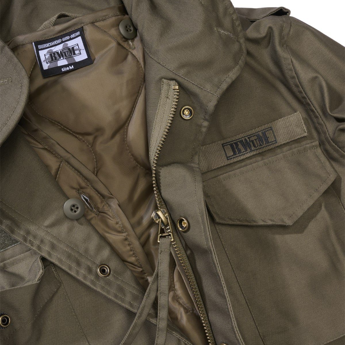BWuM Parka BWuM Feldjacke M65 + Patch & Flaggen