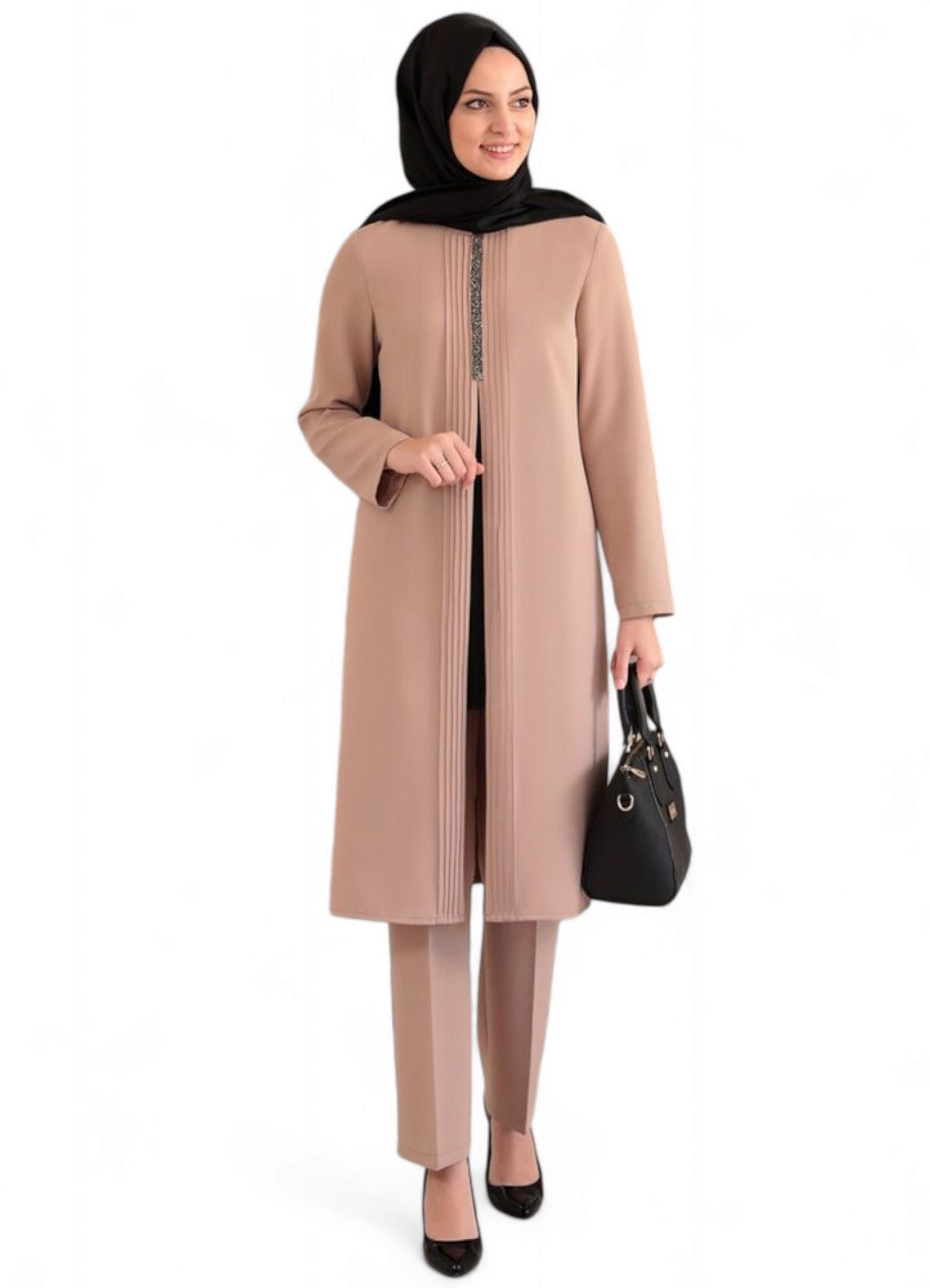 fashionshowcase Anzug Damen Zweiteiler - Gerippte günstig online kaufen