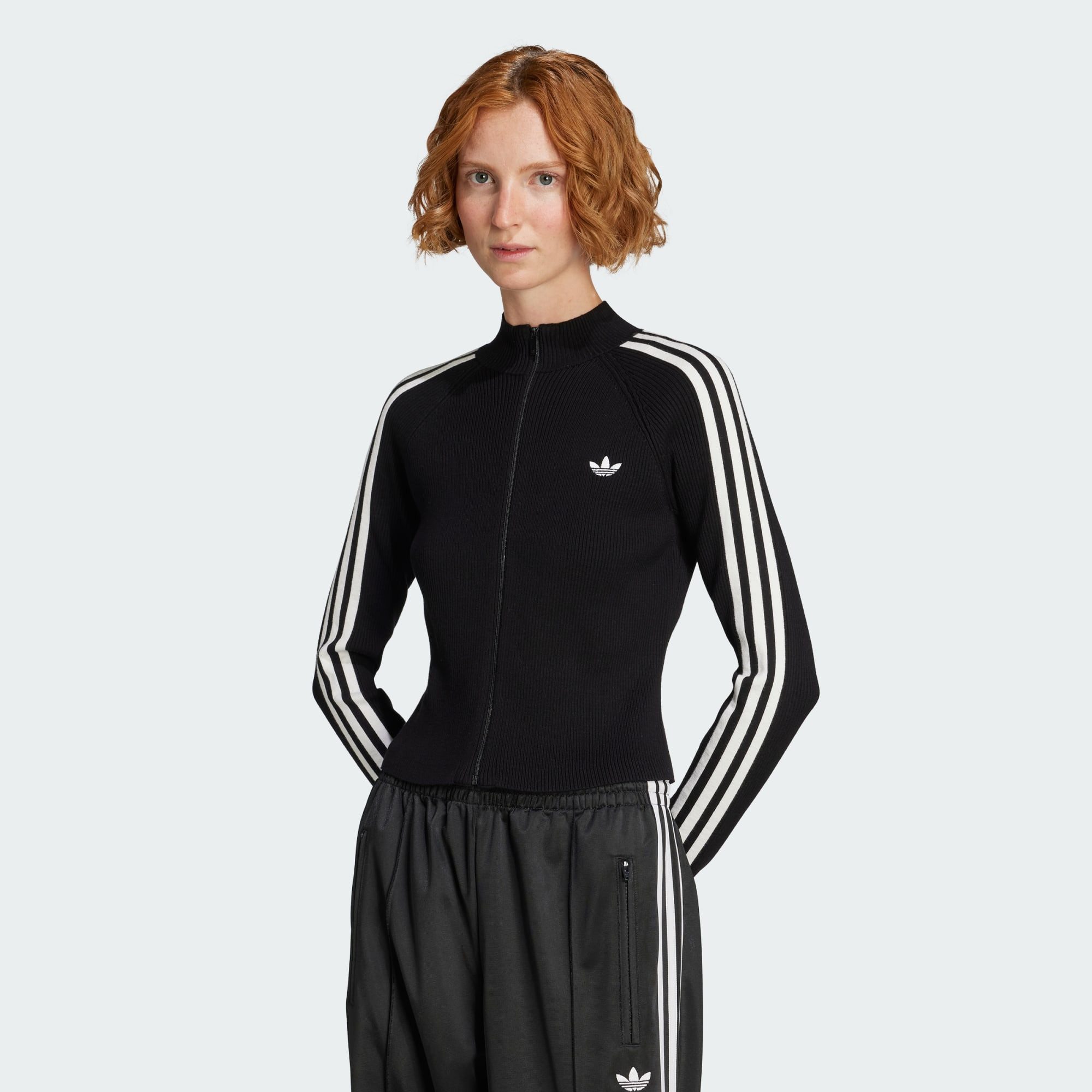 adidas Originals Tanktop ADICOLOR 3-STREIFEN SLIM KNIT ORIGINALS JACKE (1-t günstig online kaufen