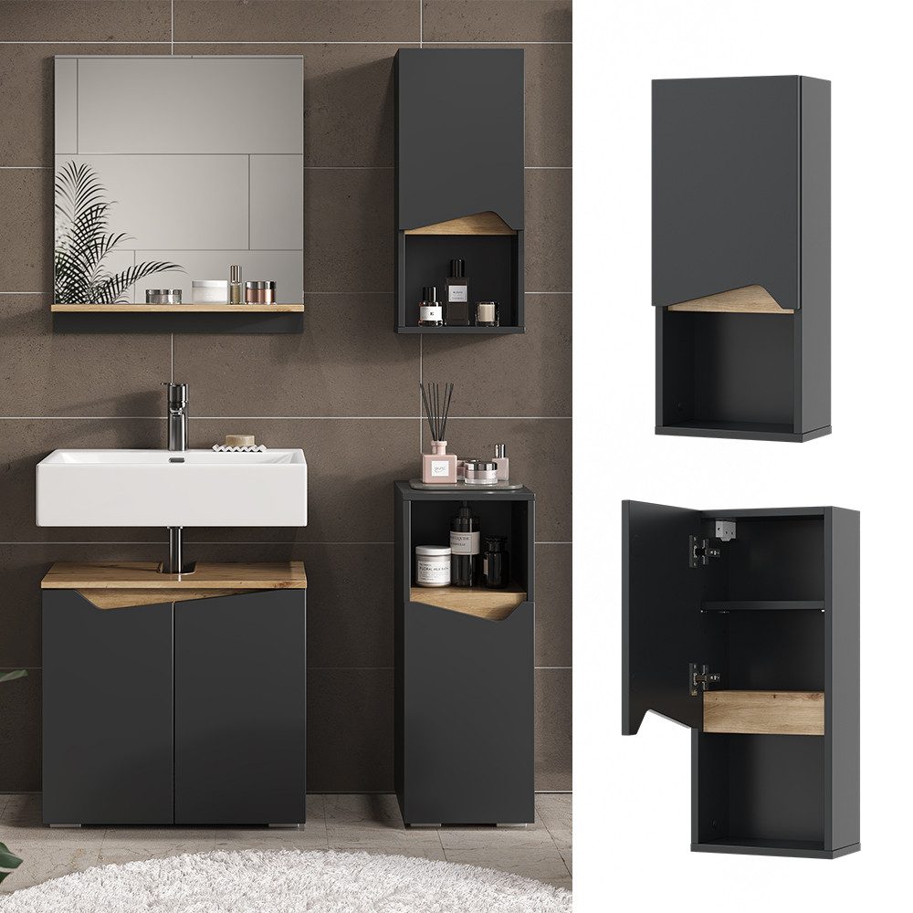 Vicco Hängeschrank Marelle, Anthrazit/Anthrazit, 30 x günstig online kaufen