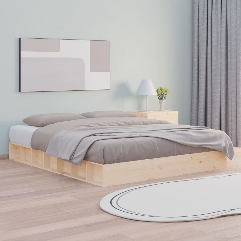 vidaXL Bett, Massivholzbett 180x200 cm günstig online kaufen