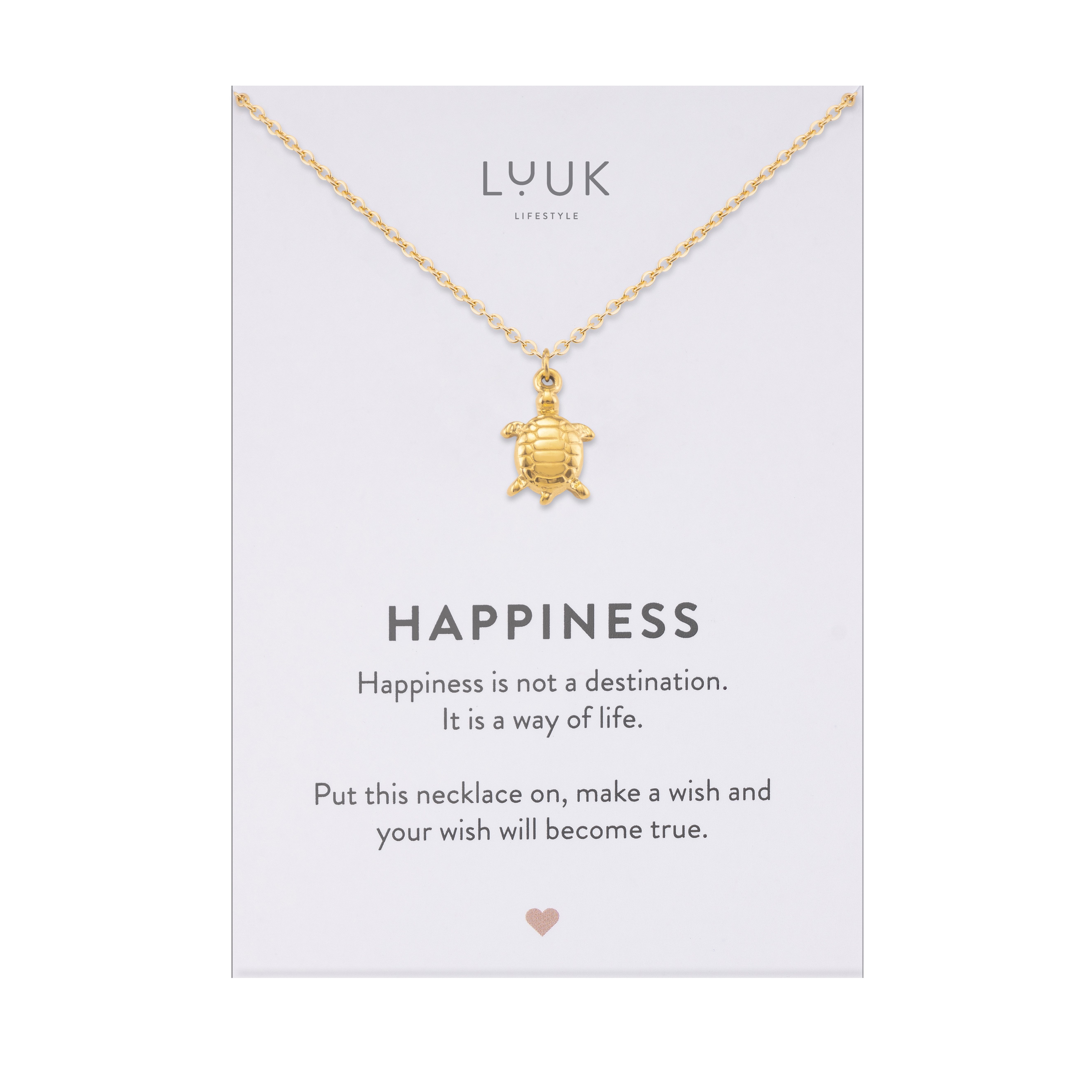 LUUK LIFESTYLE Kette mit Anhänger Schildkröte, günstig online kaufen