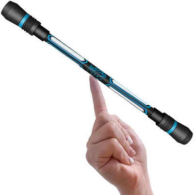 MAVURA Lernspielzeug RAKUSHI Penspinning Stift Spinning Fidget Spinner Pen Kugelschreiber Künstler Stift mit Anleitung schwarz blau