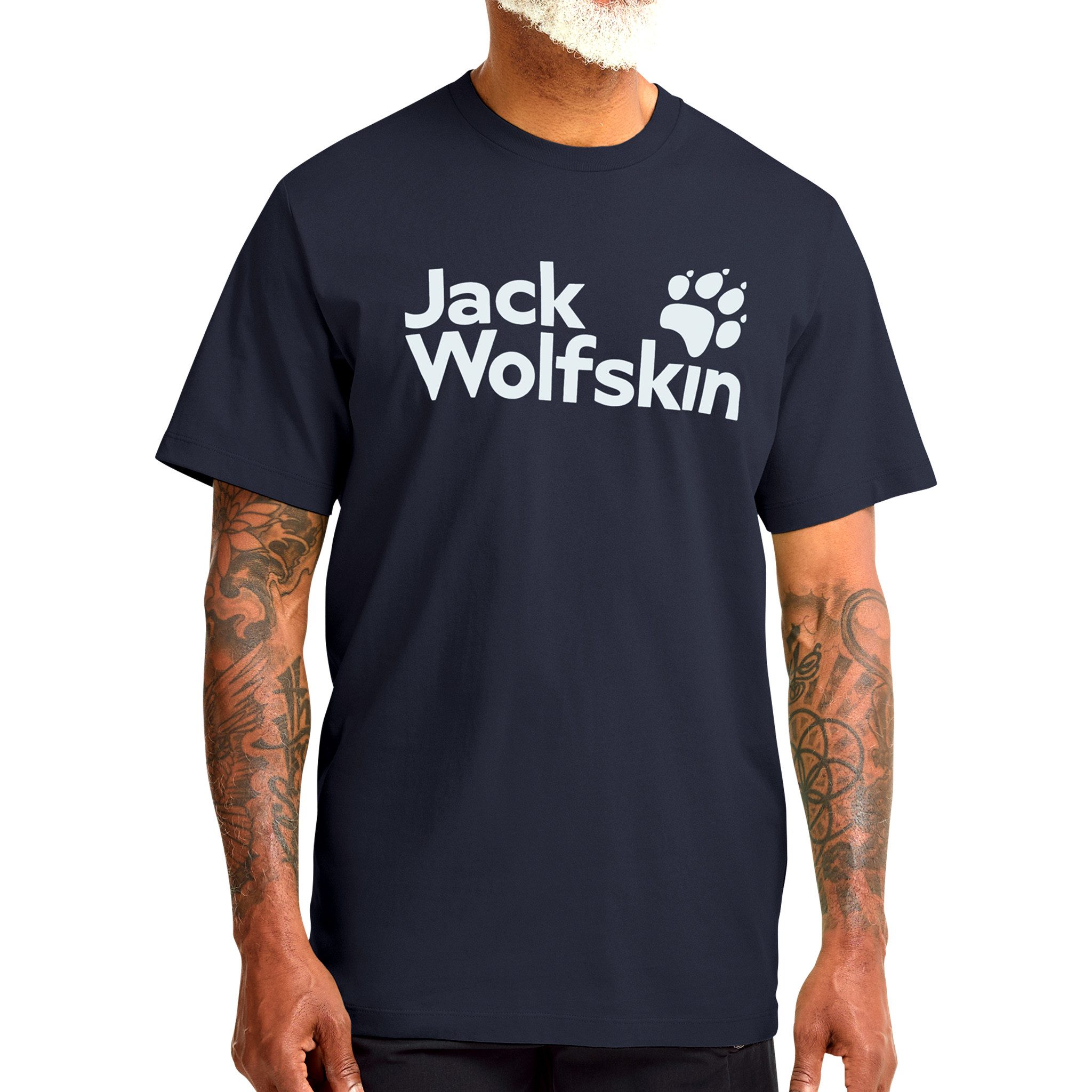 Jack Wolfskin T-Shirt Brand T M mit Markenlogo – Bild 4 von 5