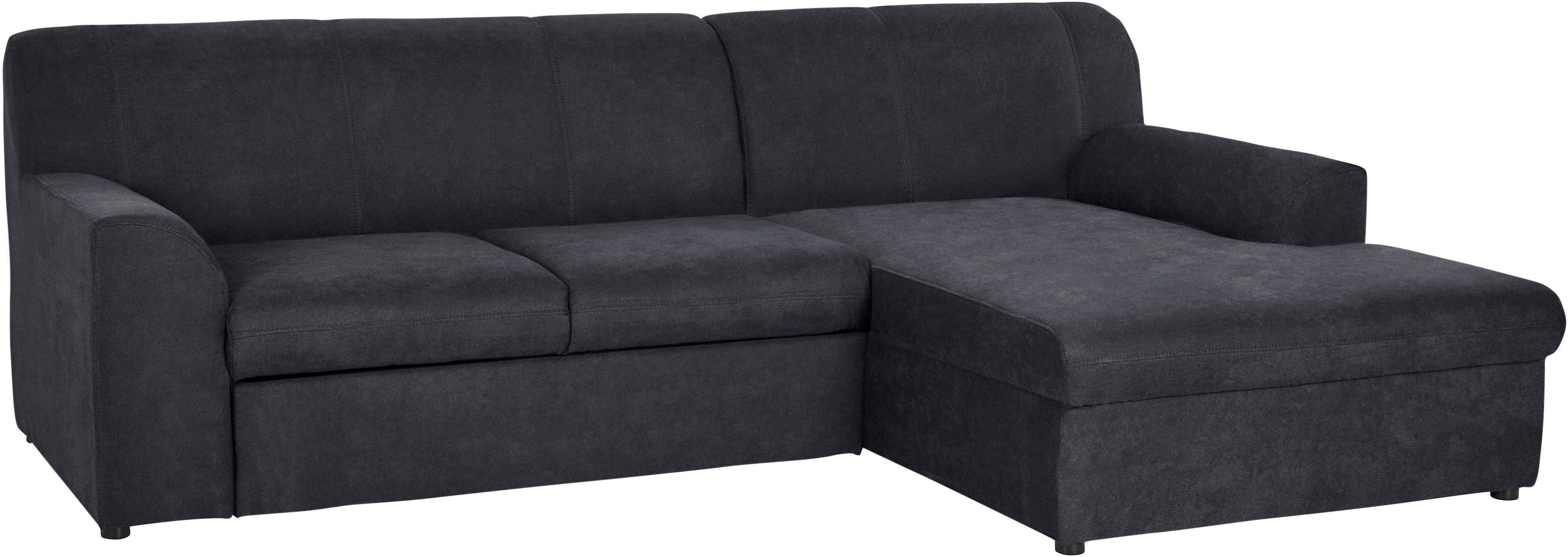 DOMO collection Ecksofa "Topper, elegant und zeitlos, kompaktes Stellmaß 24 günstig online kaufen