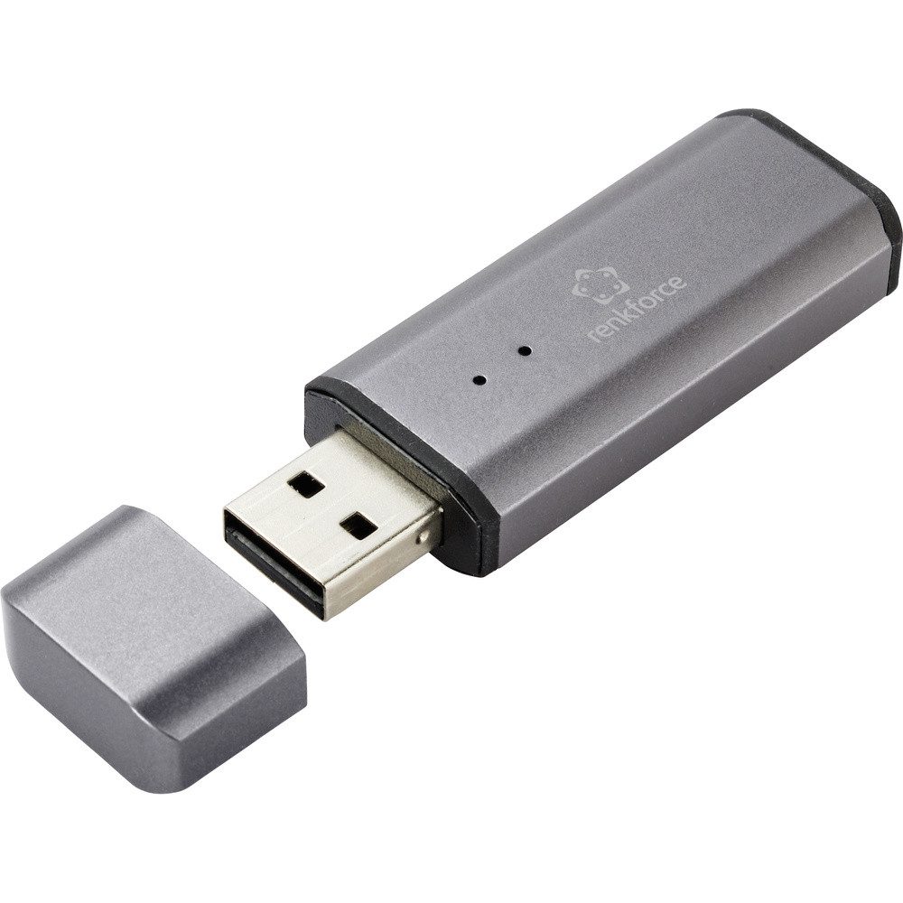 Renkforce Renkforce RF-UHA-300 Kopfhörerverstärker Grau (matt) Kopfhörerverstärker