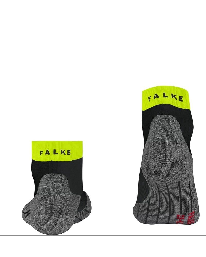 FALKE Laufsocken RU4 Endurance Short (mittelstarke Polsterung) grau/schwarz günstig online kaufen