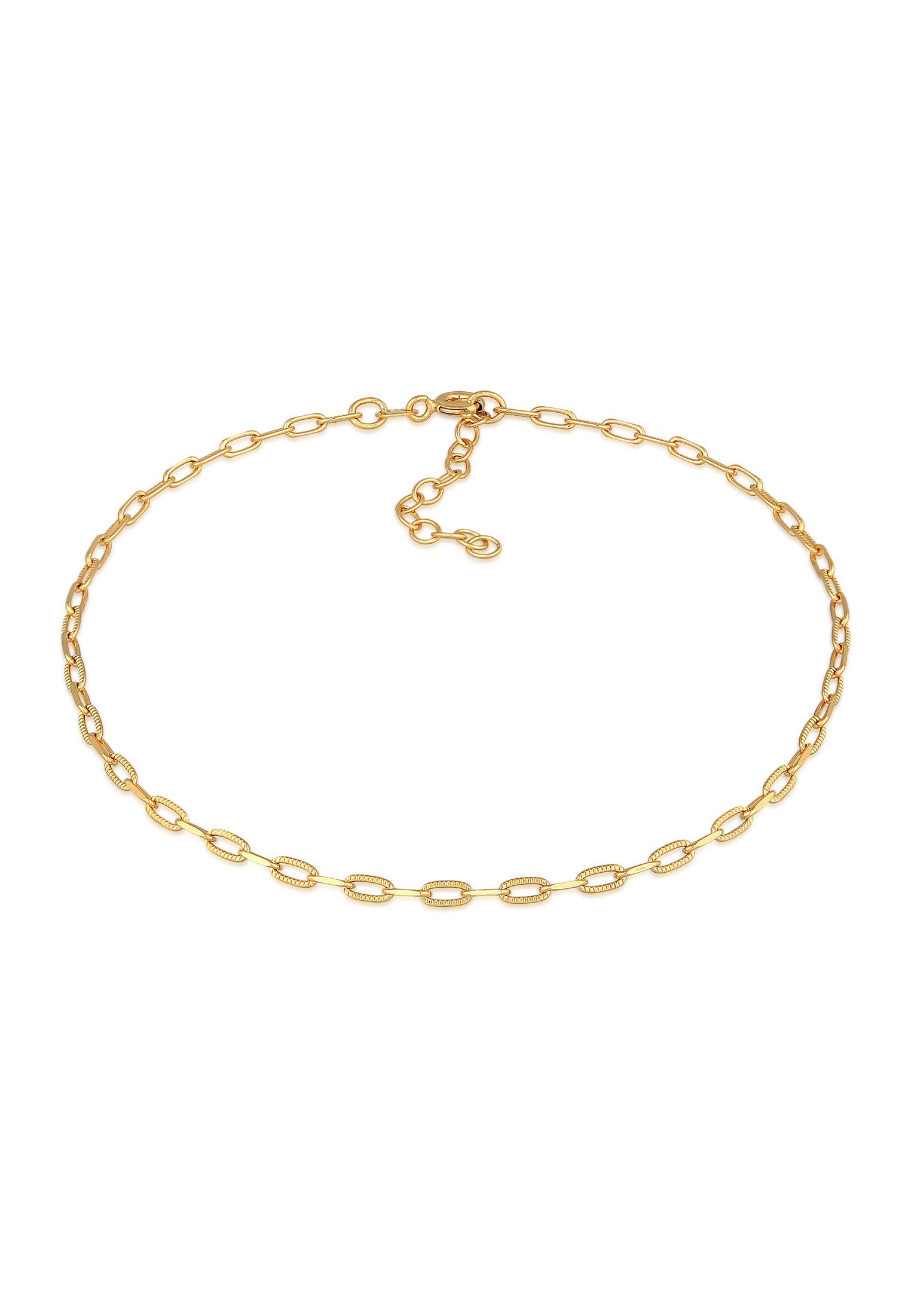 Elli Fußkette Basic Gliederkette 925 Silber