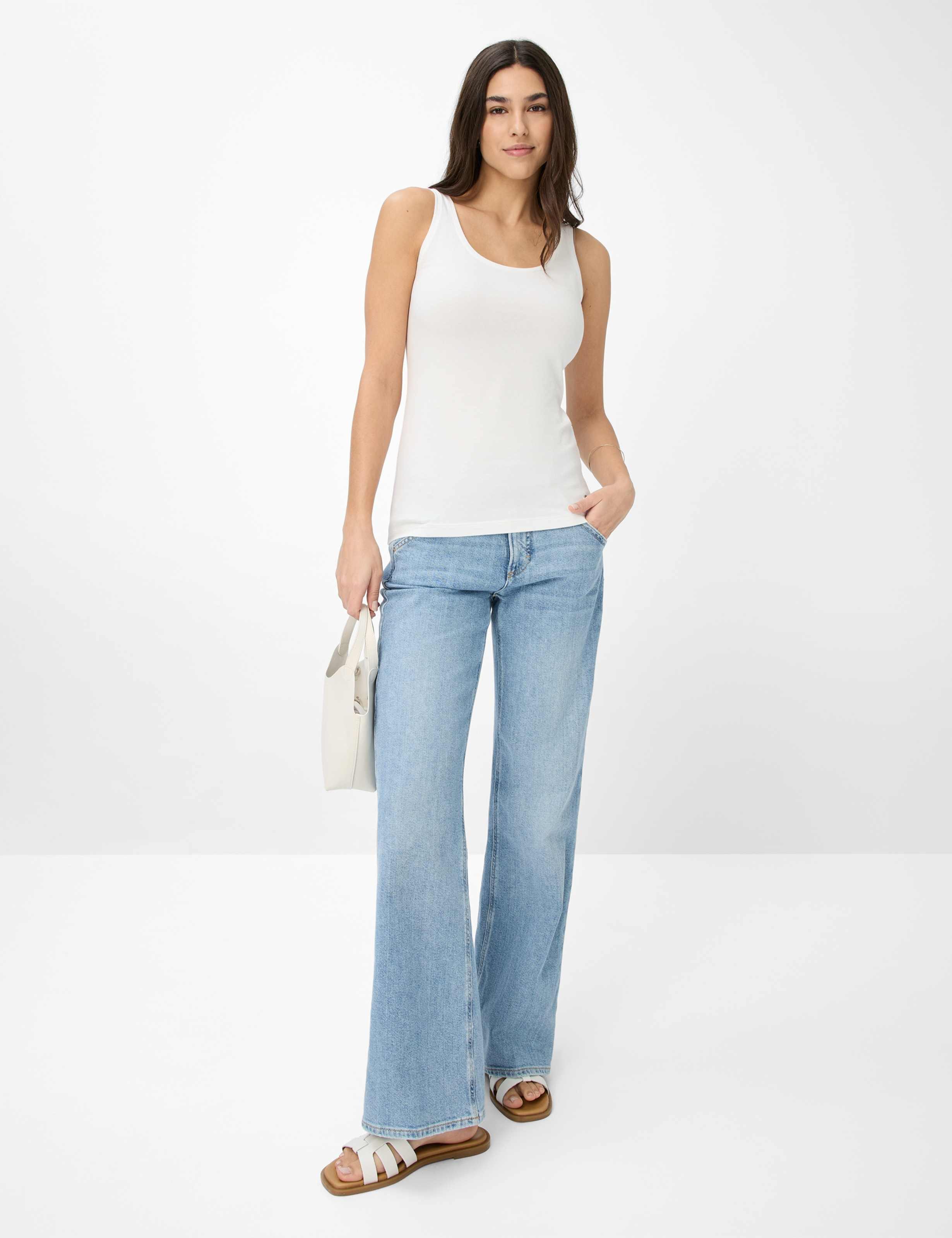 Brax Kurzarmshirt Style SILVY Jersey: Top im Baumwoll-Modal-Mix – Bild 3 von 5
