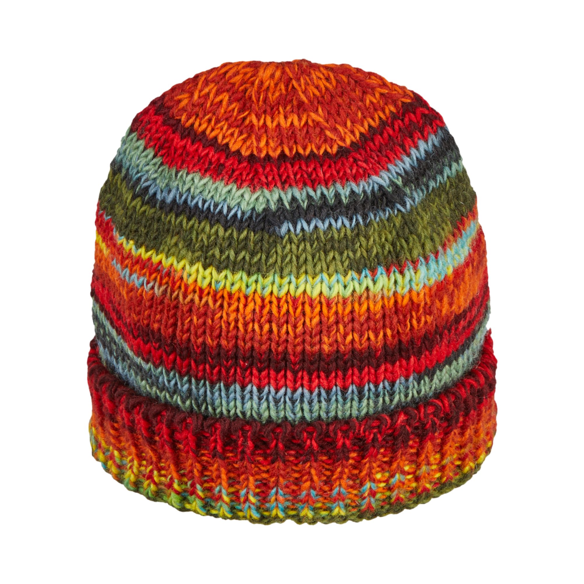 THC Natural Line Strickmütze THC Schafwoll Rollcap 616 (1 Stück, 1-St., 1 Stück) Innenfutter: Fleece