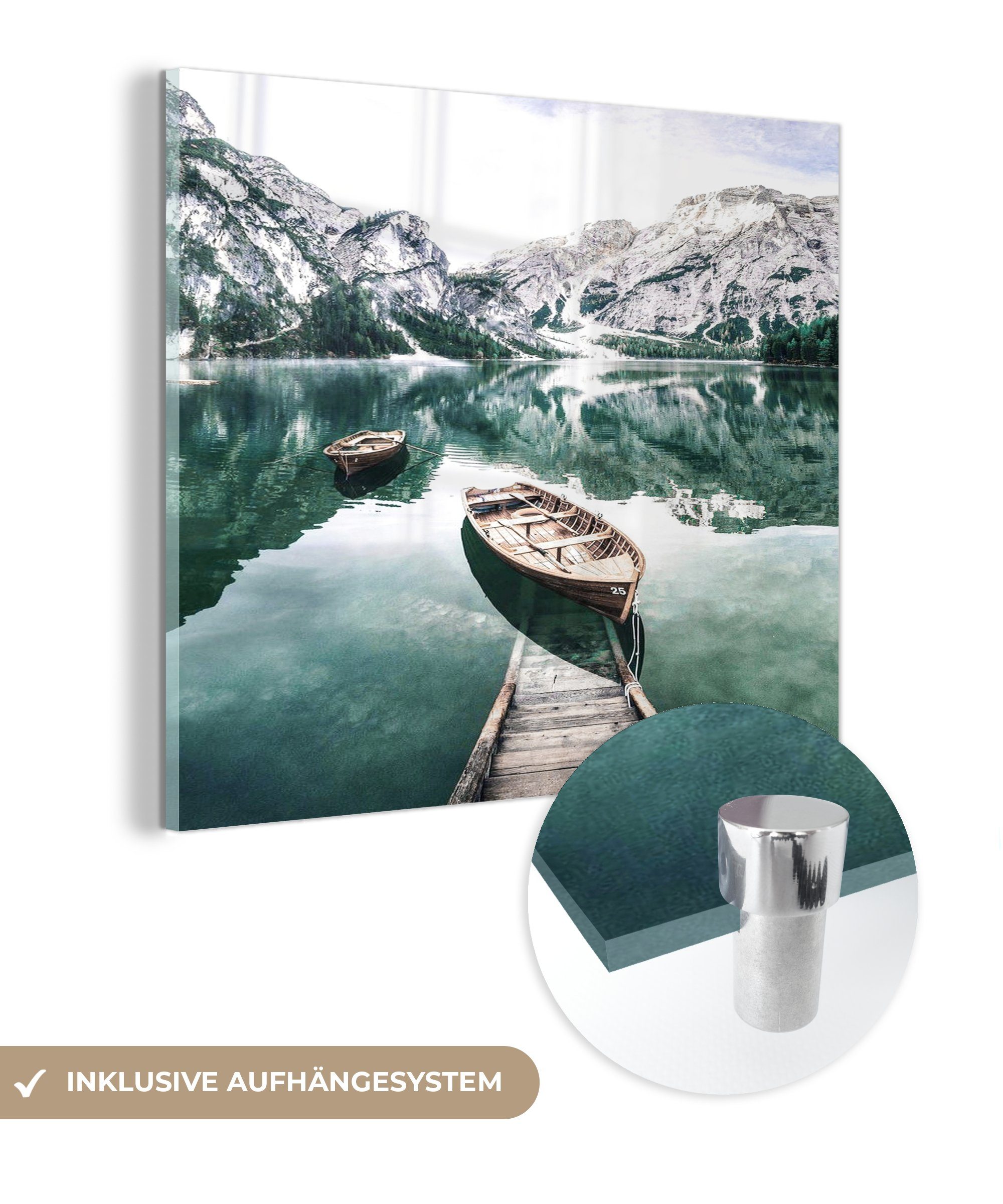 MuchoWow Acrylglasbild Berge - Schnee - günstig online kaufen