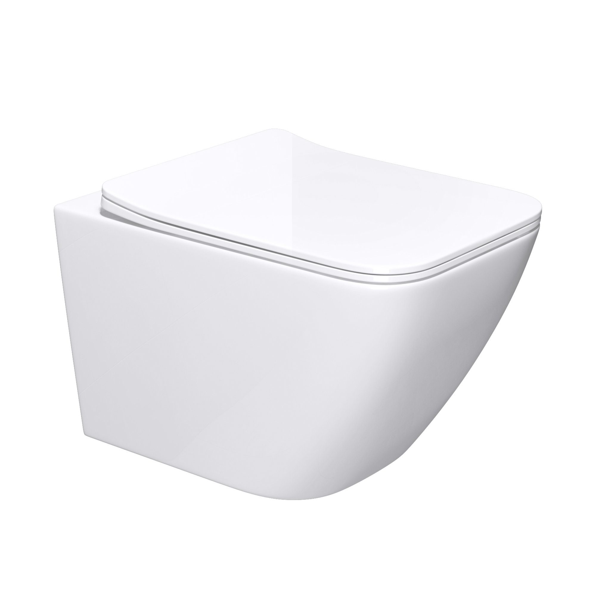 doporro Tiefspül-WC Hänge WC Spülrandlos Wand-WC günstig online kaufen