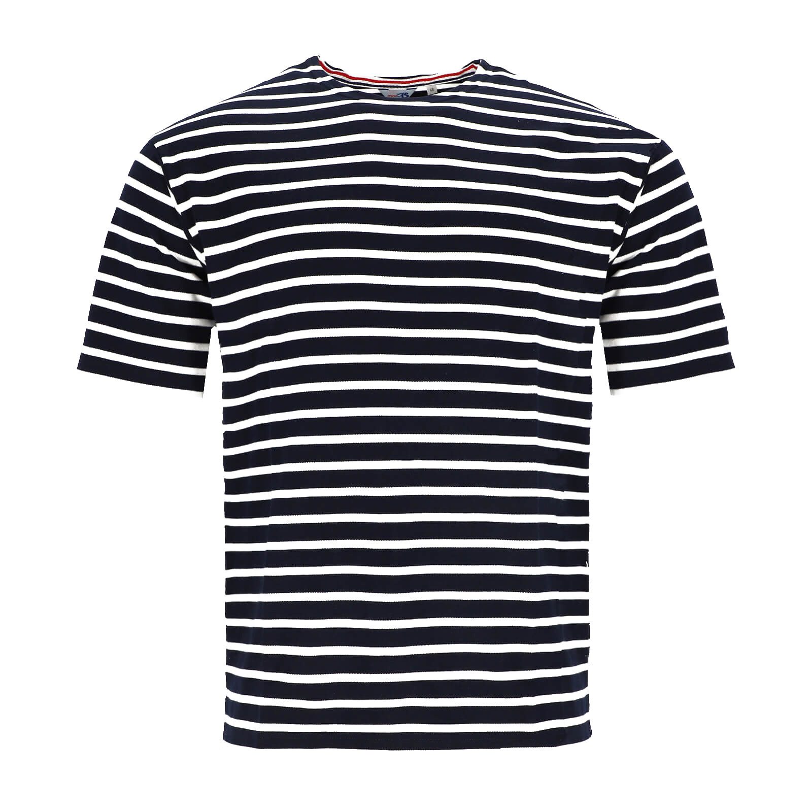 modAS Rundhalsshirt 26007 Herren T-Shirt Streifen - Bretonisches Streifensh günstig online kaufen