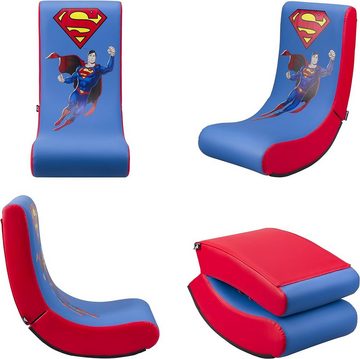 Subsonic Gaming-Stuhl Superman Junior Rock'n'Seat Gaming Stuhl / Chair / Sessel (1 St)