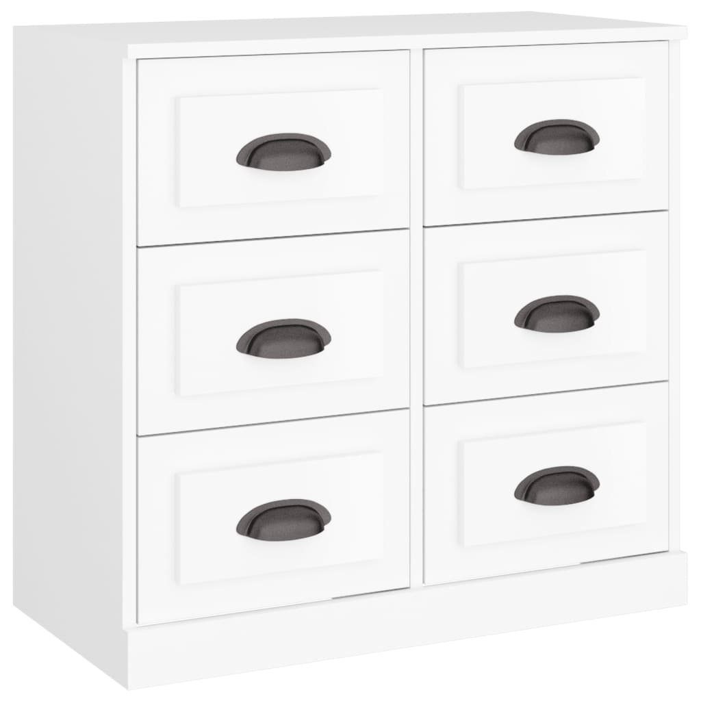vidaXL Sideboard Sideboard Weiß 70x35,5x67,5 cm Holzwerkstoff (1 St)
