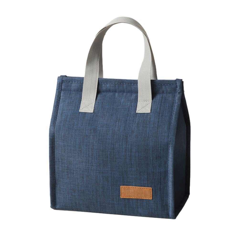 Blusmart Picknicktasche Einfache Lunchtasche Mit Großer Kapazität, Auslaufsichere navy blue