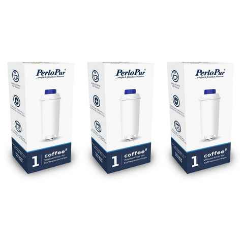 PearlCo Wasserkaraffe Coffee² Pack 3 komp. mit Delonghi DLSC002 Kaffeevollautomaten