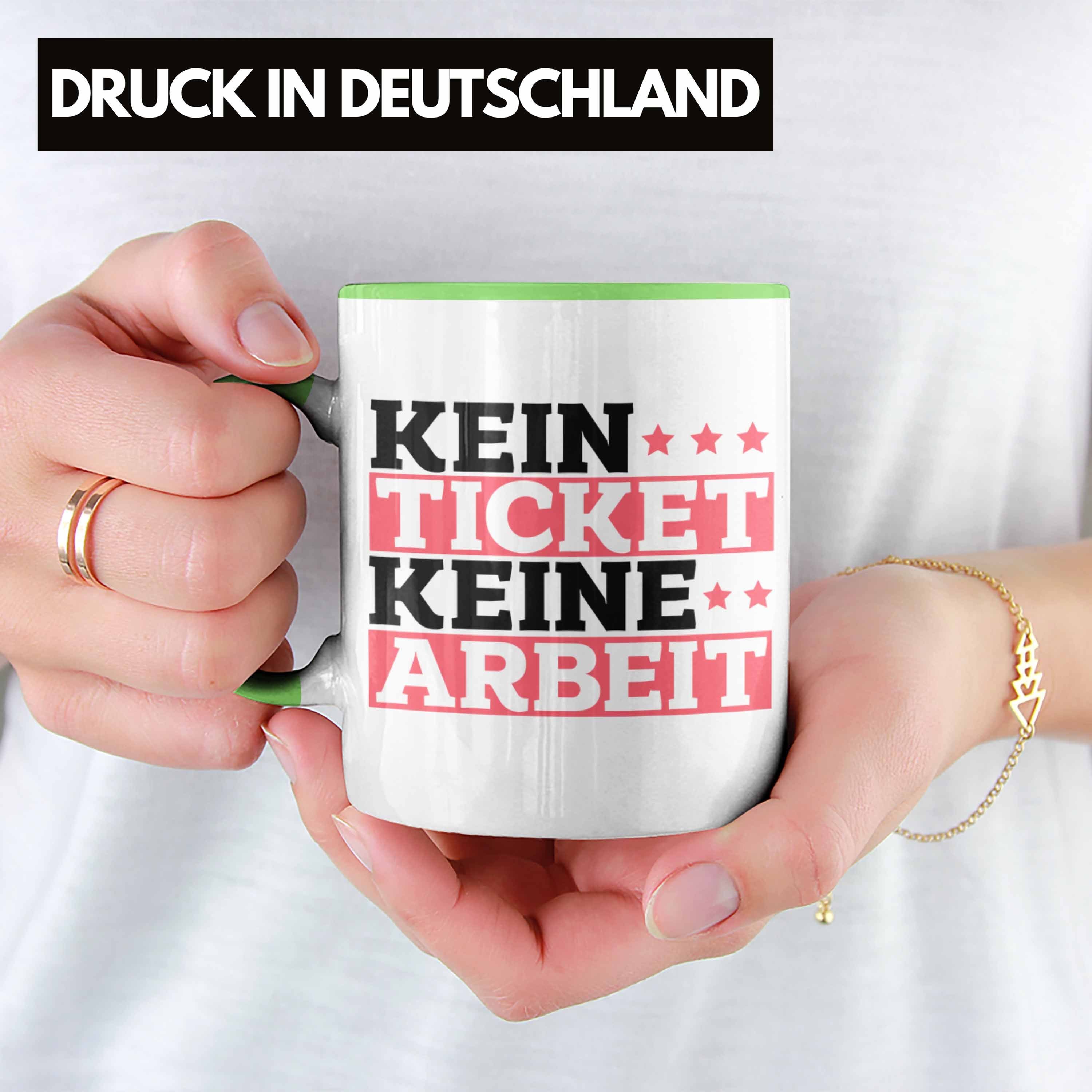 Trendation Tasse Tasse Geschenk Support T Mitarbeiter Grün Lustiges "Kein Kaffeetasse IT für