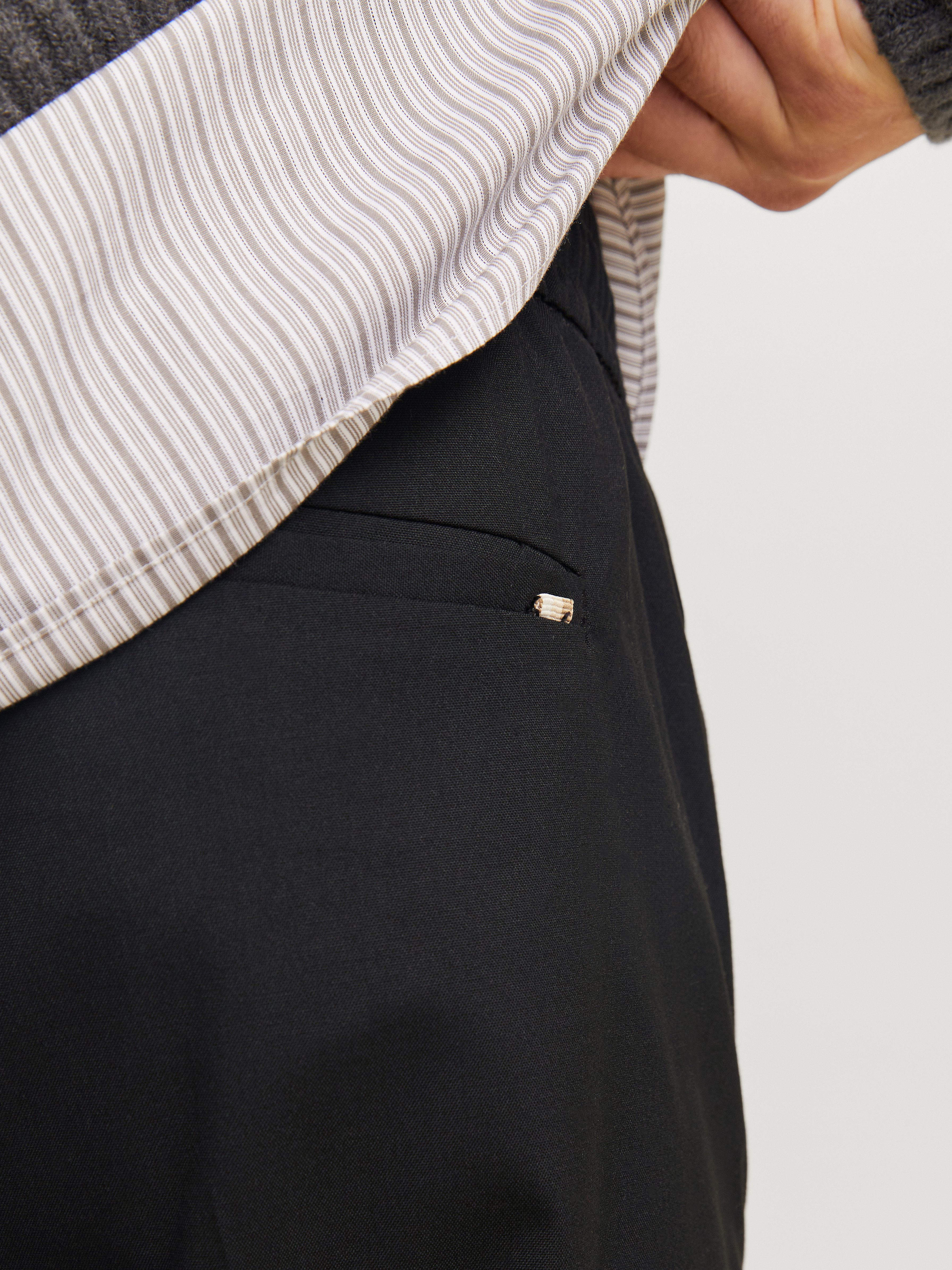 Jack & Jones Stoffhose JPSTKANE – Lässige Hose mit Bündchen, pflegeleicht und relaxed meliert, modisch, relaxed fit, Web