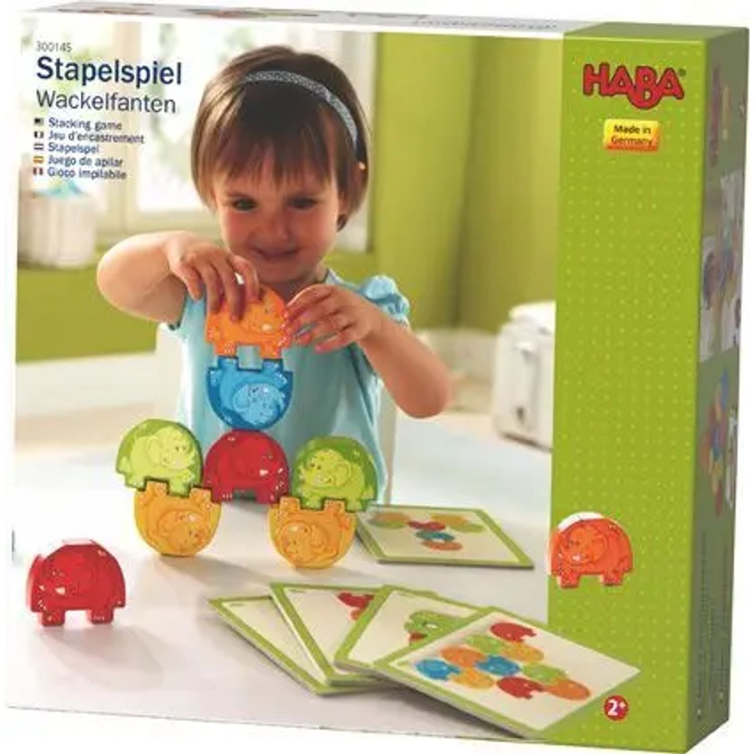 Haba Spiel Stapelspiel Wackelfanten (Kinderspiele)