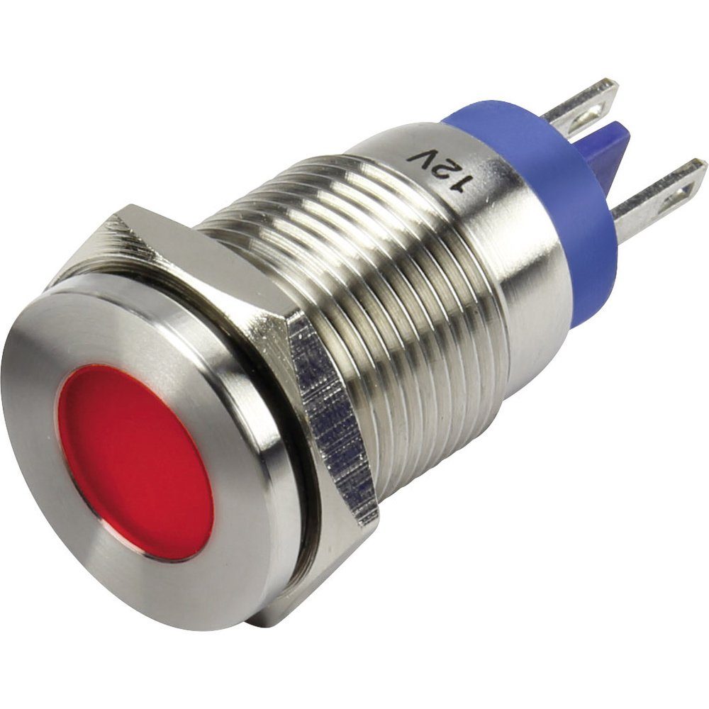 TRU COMPONENTS Blinker TRU LED-Signalleuchte GQ16F-D/R/12V/N Rot V/DC 12 COMPONENTS