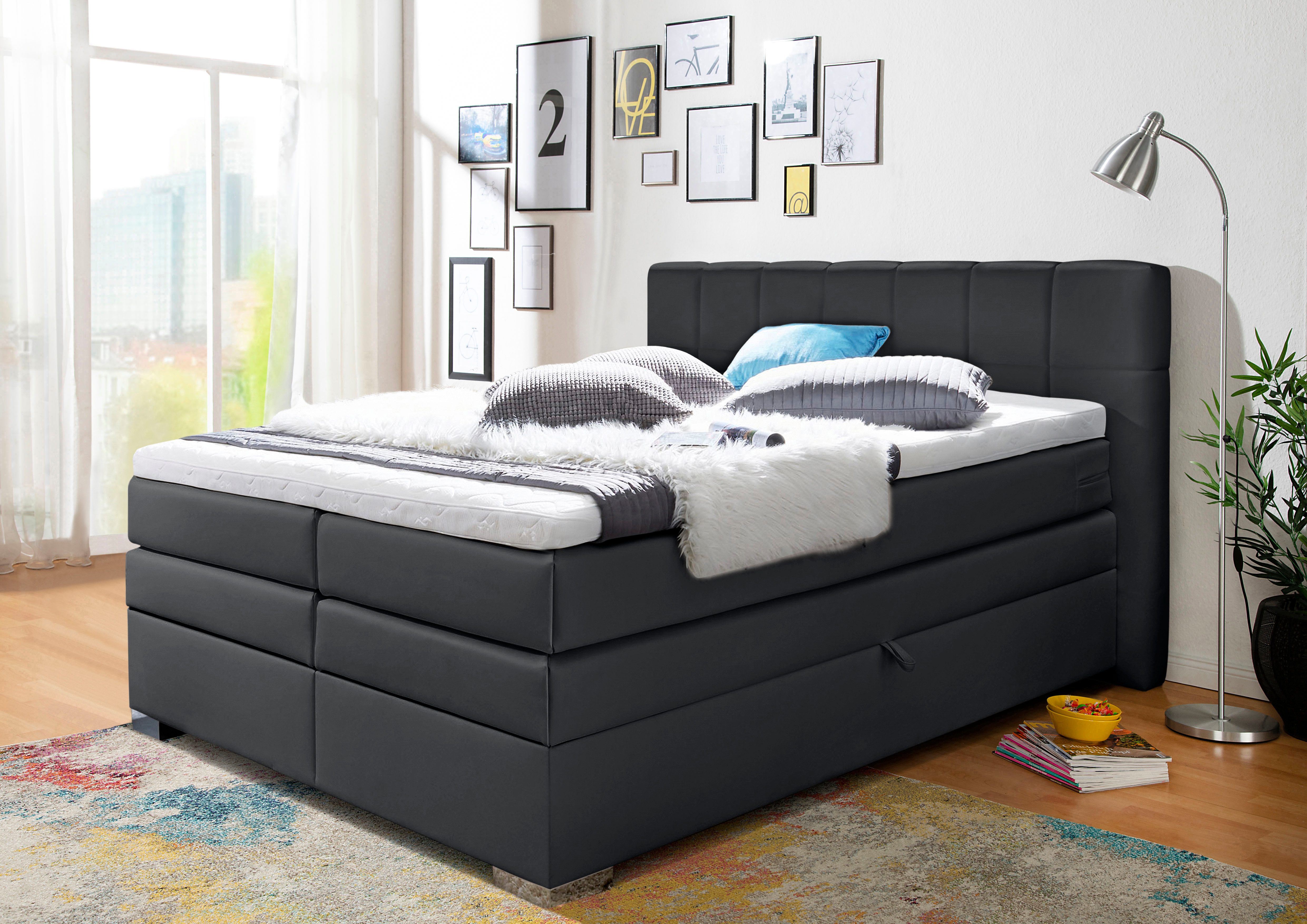 INOSIGN Boxspringbett Airdrie, inkl. Bettkasten und günstig online kaufen