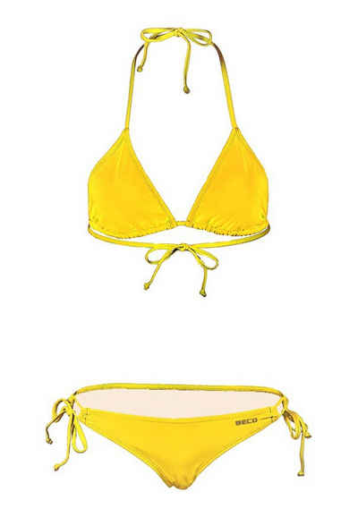 Beco Beermann Triangel-Bikini-Top BECO-Basic Side Tie Triangle Bikini (2-St), in modischen Farben