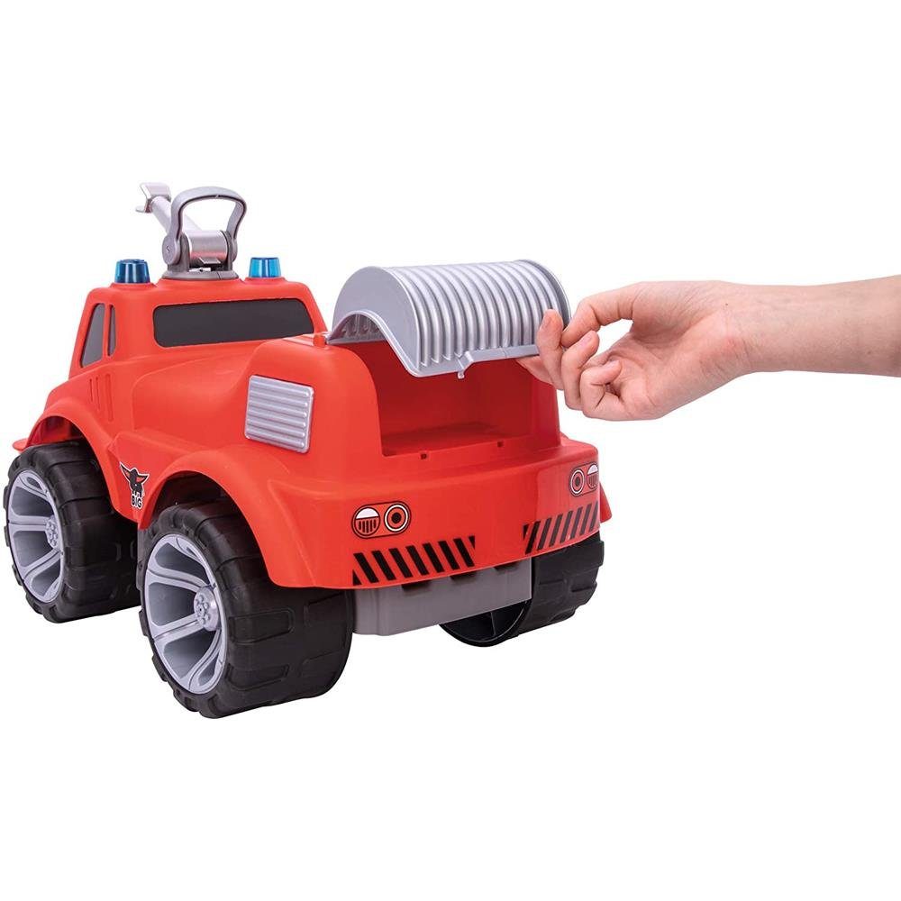 BIG rot Firetruck, großes Wasserspritze, mit Spielzeug-Auto Reifen Spielzeug Power-Worker Softmaterial Auto Maxi