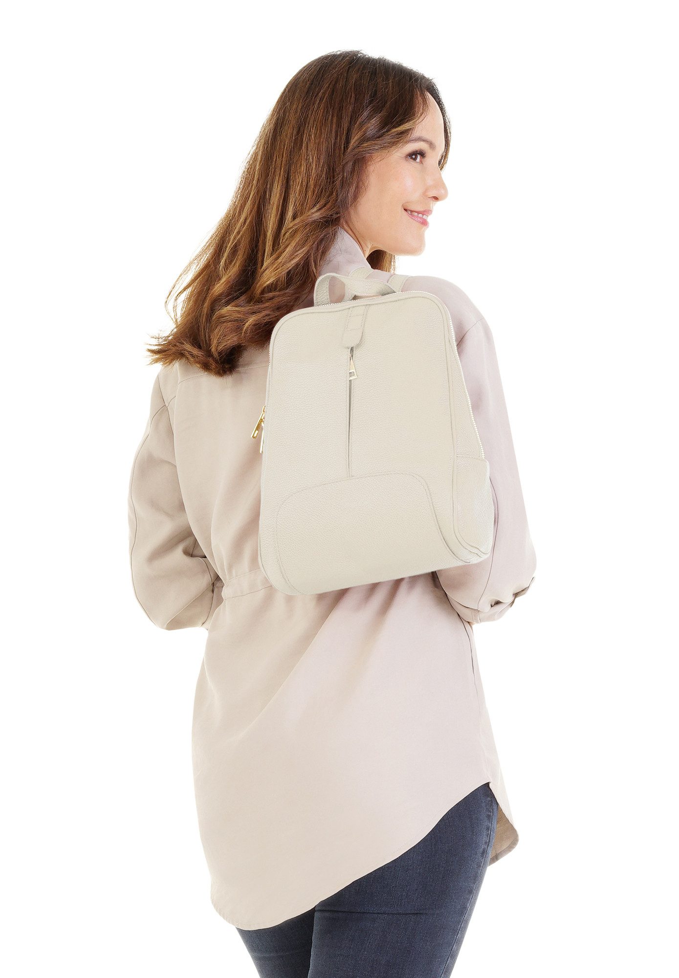 Samantha Look Cityrucksack, echt Leder, Made günstig online kaufen