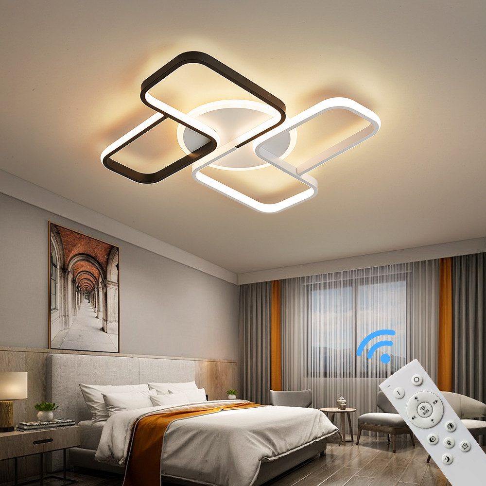 Eurotondisplay LED Deckenleuchte LED Deckenleuchte Deckenlampe Fernbedienun günstig online kaufen