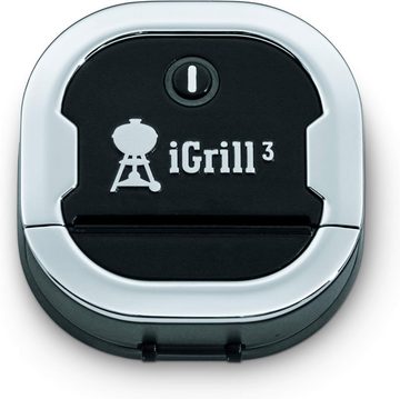 Weber Grillthermometer iGrill 3 (7205), Grillthermometer, Grillassistent, Profigrillen per App-Steuerung