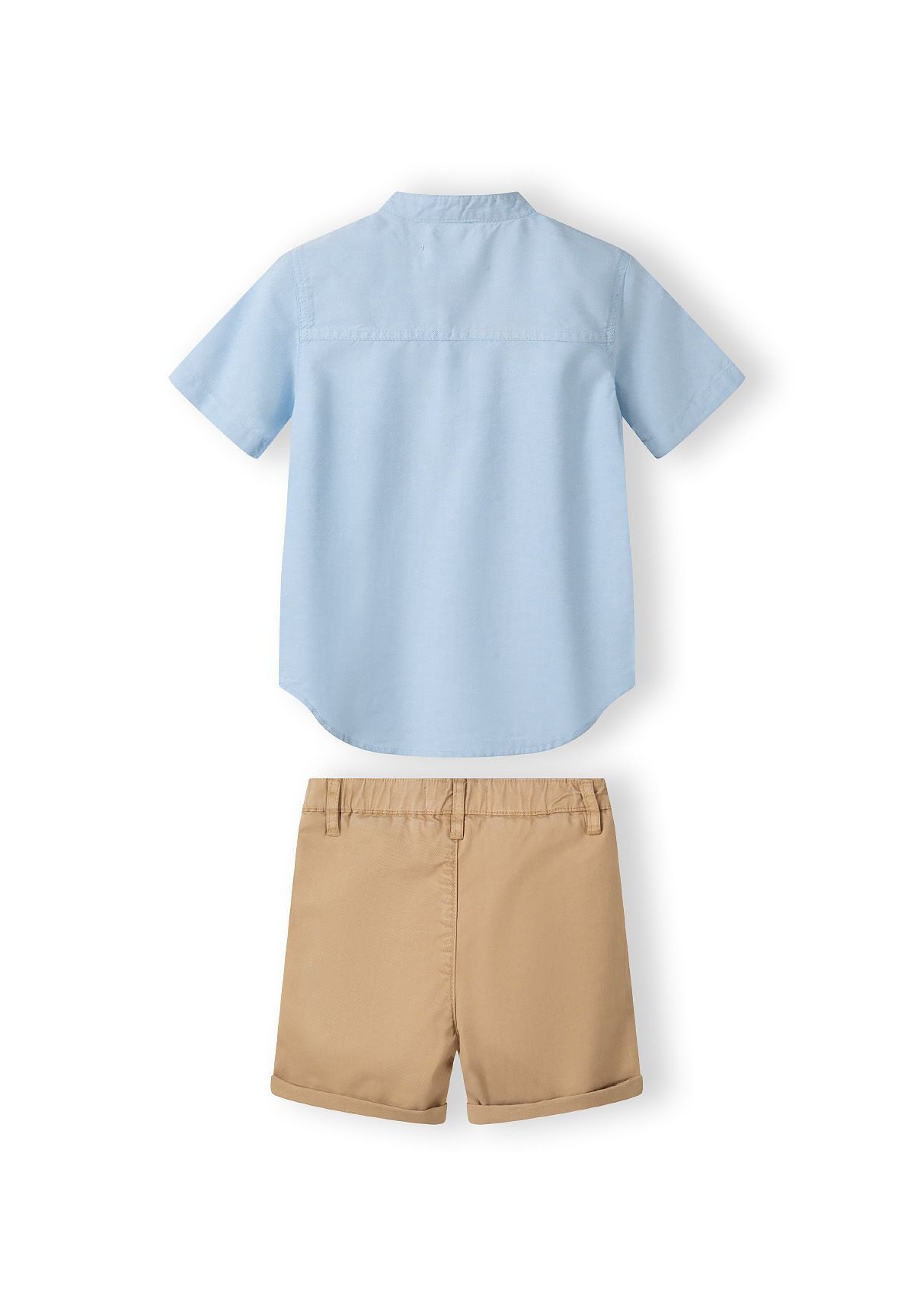 MINOTI Kurzarmhemd Shorts und Hemd100% Baumolle (Ober- und Unterteil) elegantes Set, 100% Baumwolle