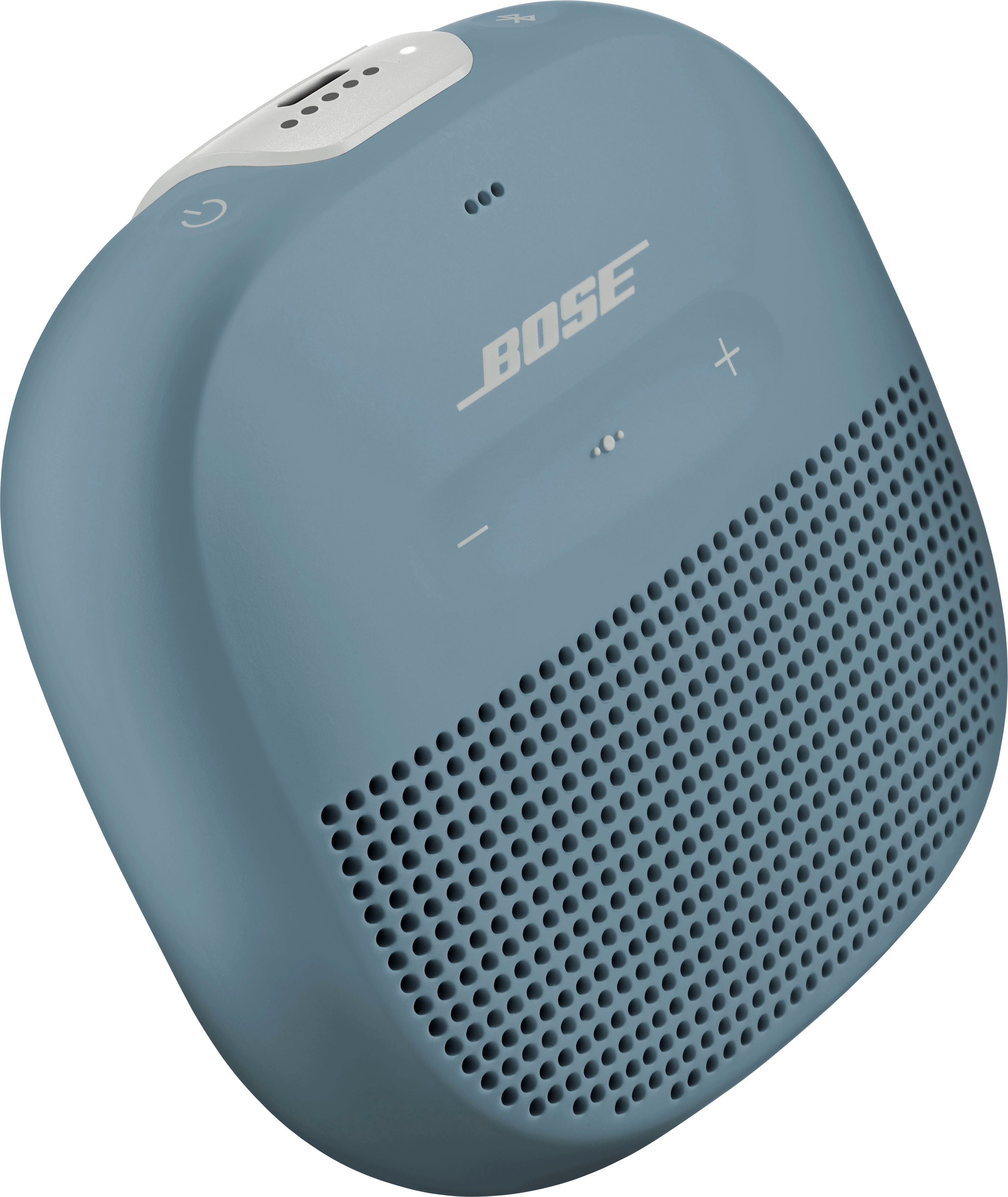 Bluetooth, Bose mit blau Micro Portable-Lautsprecher SoundLink Kompatibel (Bluetooth, Echo Amazon Micro Dot)