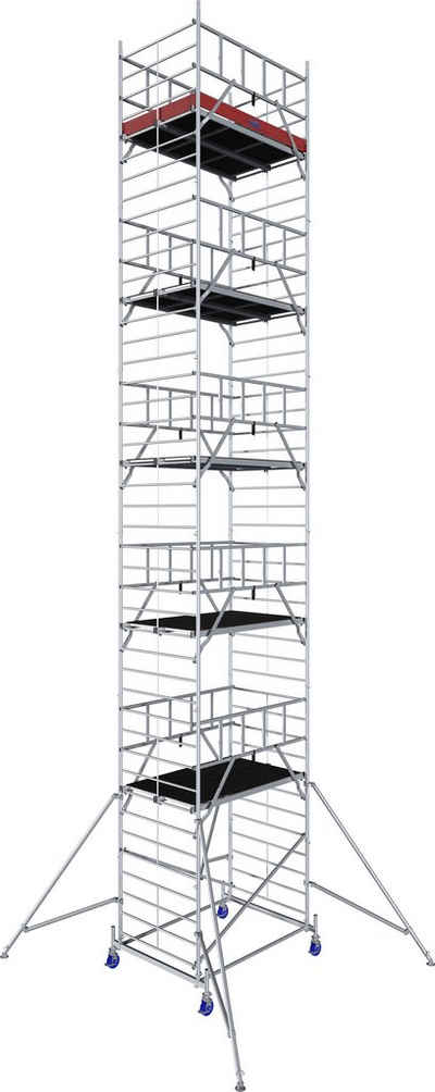 KRAUSE Fahrgerüst ProTec XXL Breitaufbau, (Set), Arbeitshöhe: 12,3 Meter