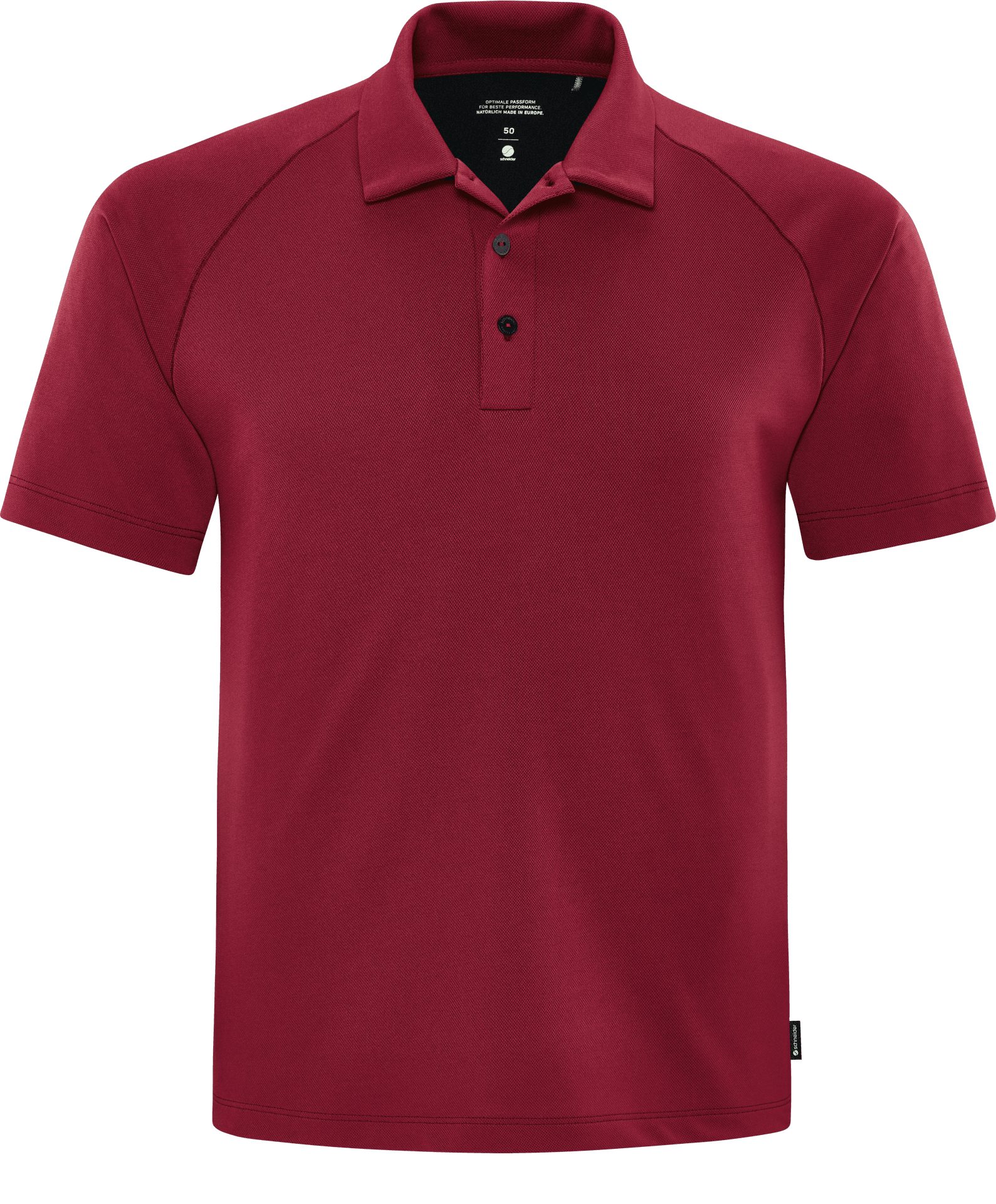 SCHNEIDER Sportswear Poloshirt MADSM-POLO ROBUSTRED