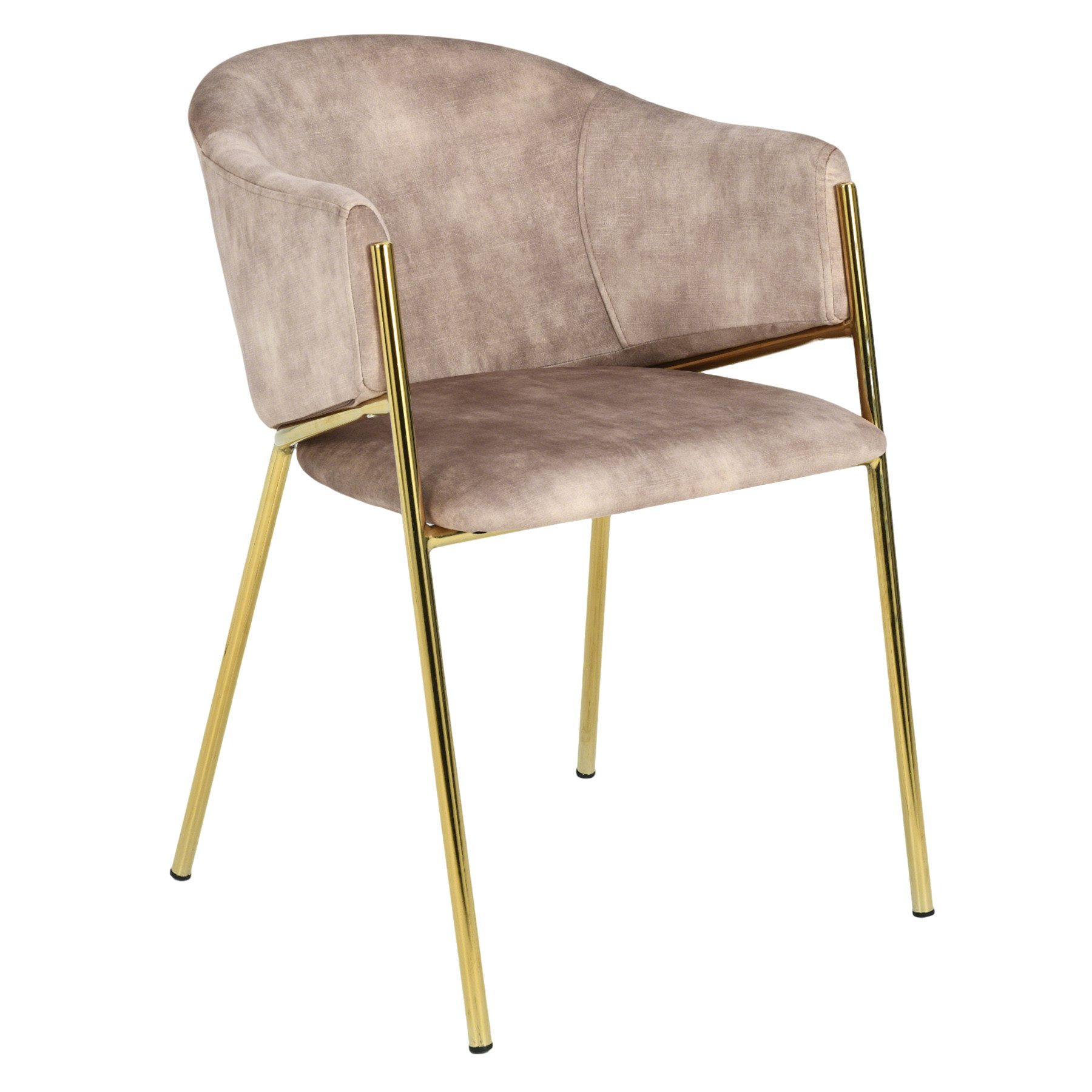 riess-ambiente Esszimmerstuhl NOBLESSE champagner beige/gold - günstig online kaufen