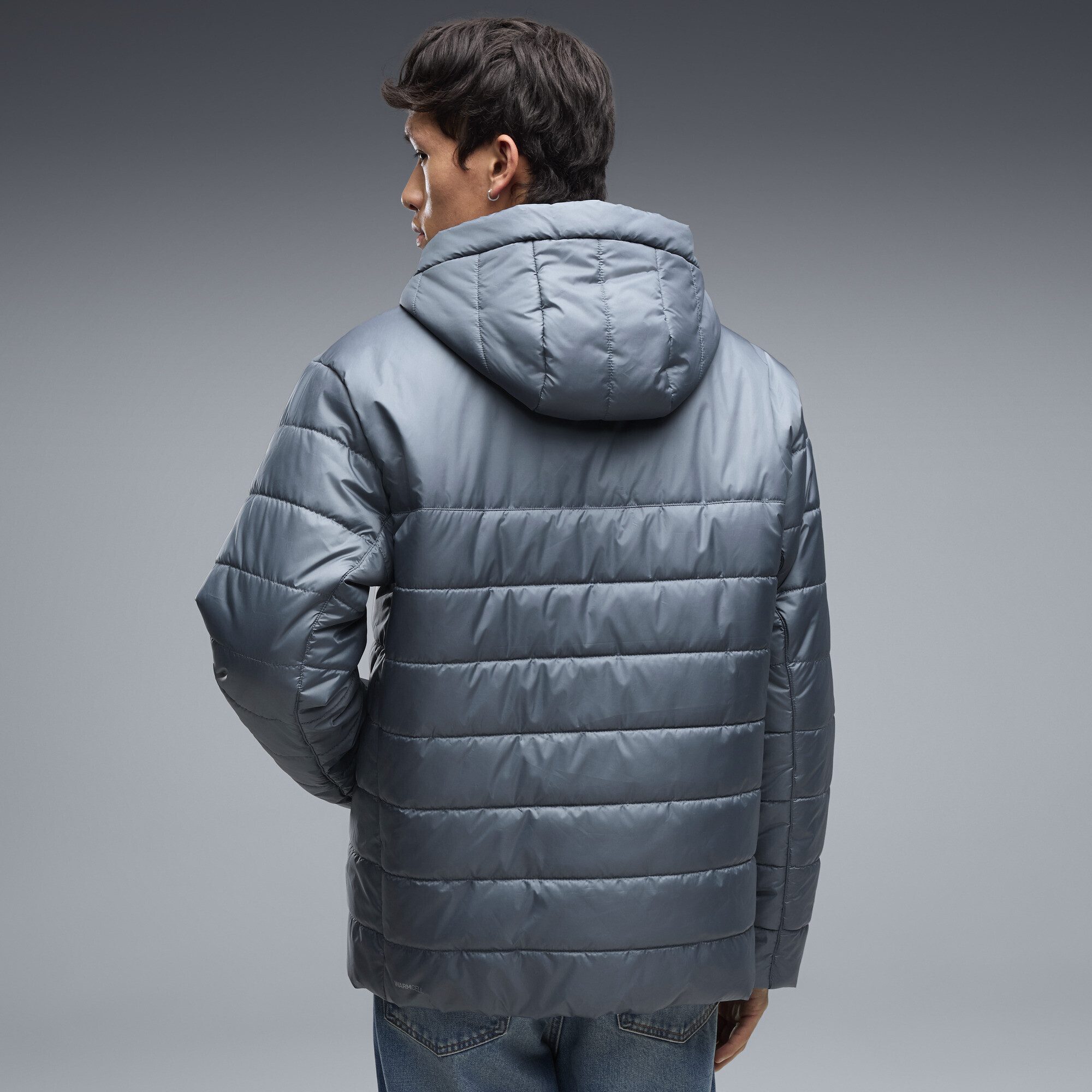 PUMA Winterjacke Essentials Wattierte Kapuzenjacke Herren – Bild 3 von 5