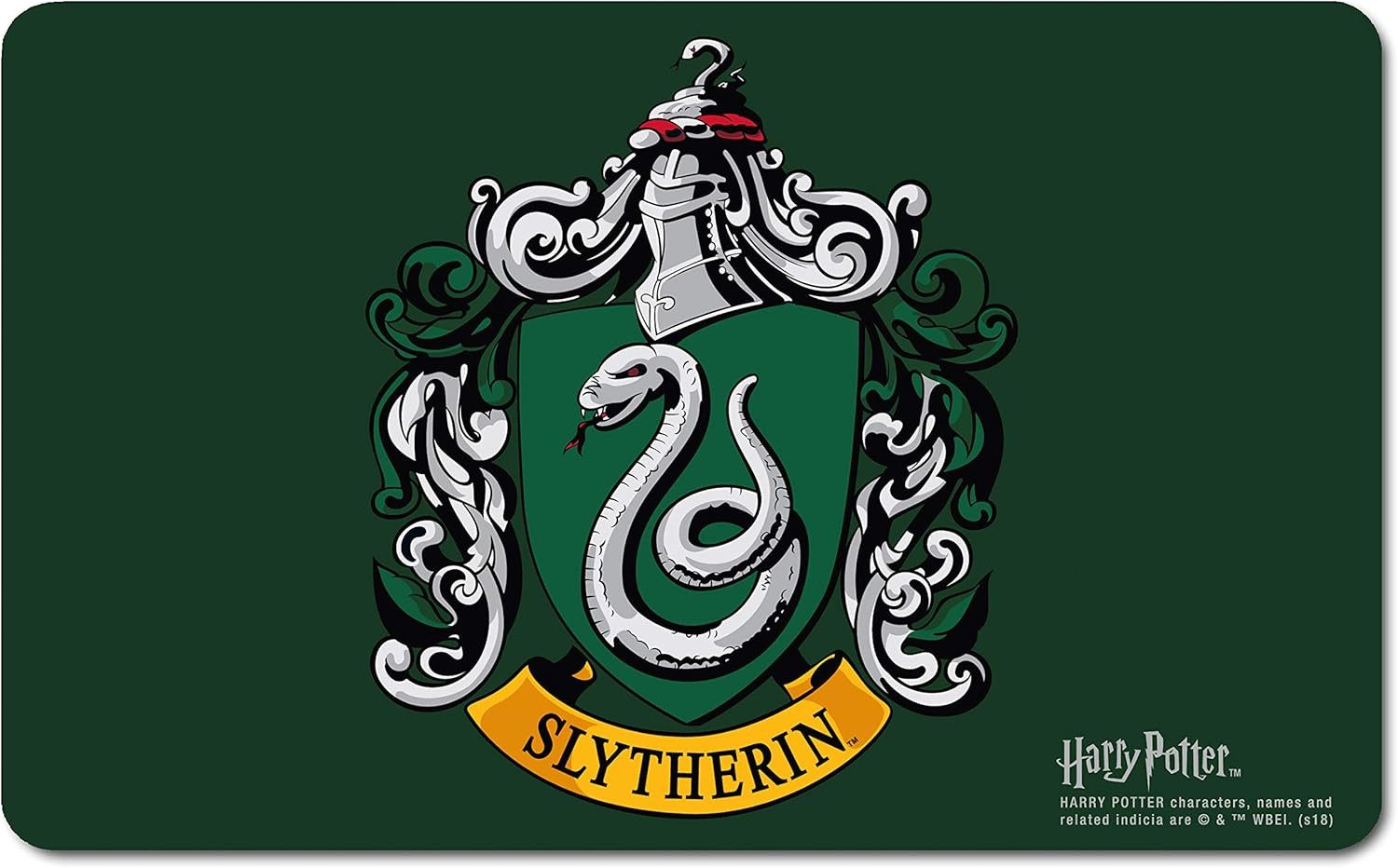 LOGOSHIRT Frühstücksbrett Frühstücksbrettchen Harry Potter – Slytherin, (1-St), langlebig, robust und alltagstauglich
