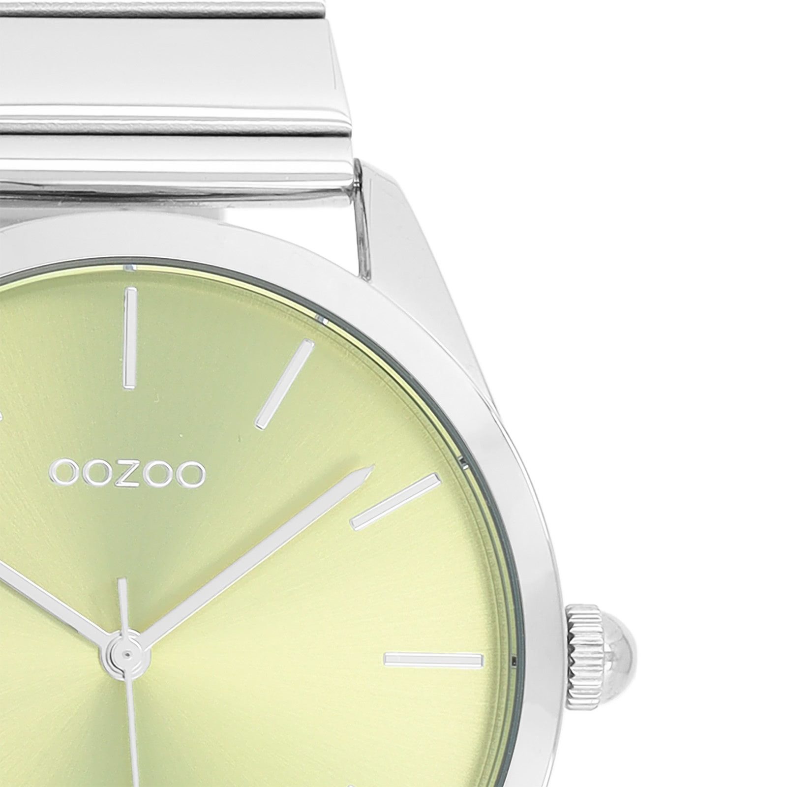 OOZOO Quarzuhr Oozoo Unisex Armbanduhr Timepieces Analog, (Analoguhr), Damen, Herrenuhr rund, groß (ca. 40mm) Metallarmband, Casual-Style