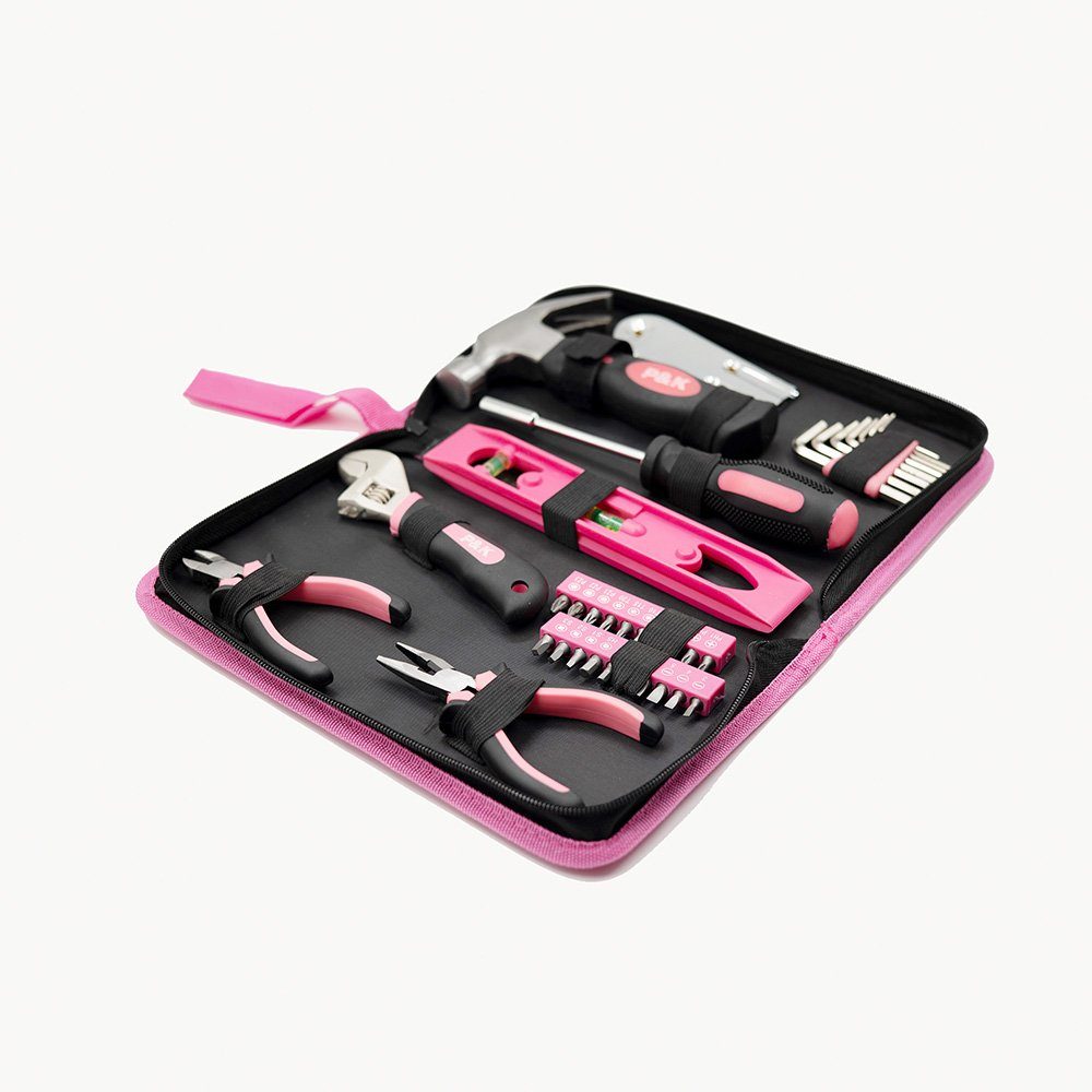 P & K Sammleretui Etui 35 in Werkzeugset teiliges pink