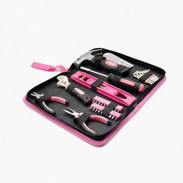 P & K Sammleretui 35 teiliges pink Werkzeugset in Etui