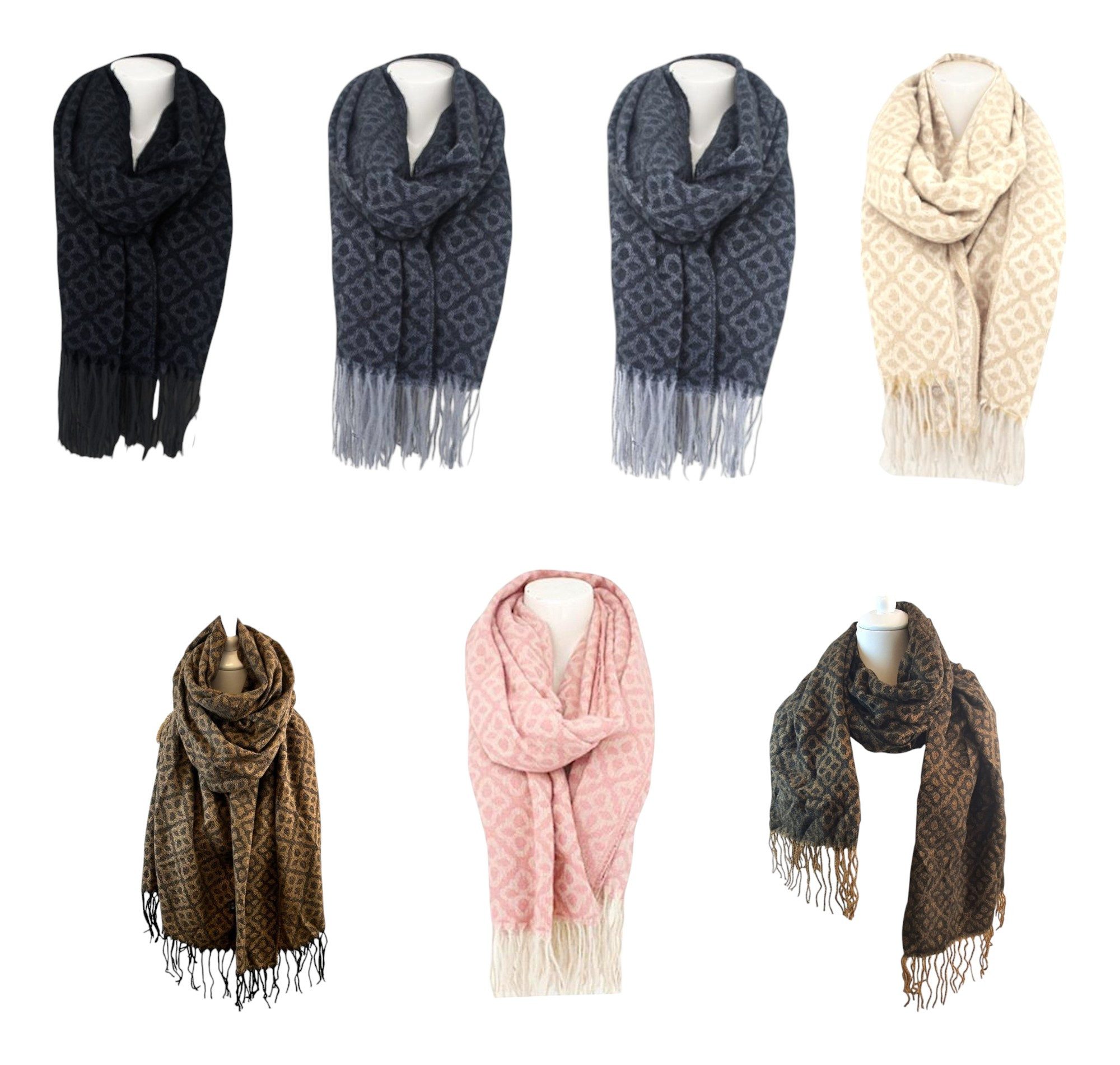 VewoTex Schal Winter Damen » Soft Cashmera » Winterschal Boutique Blume, (E günstig online kaufen