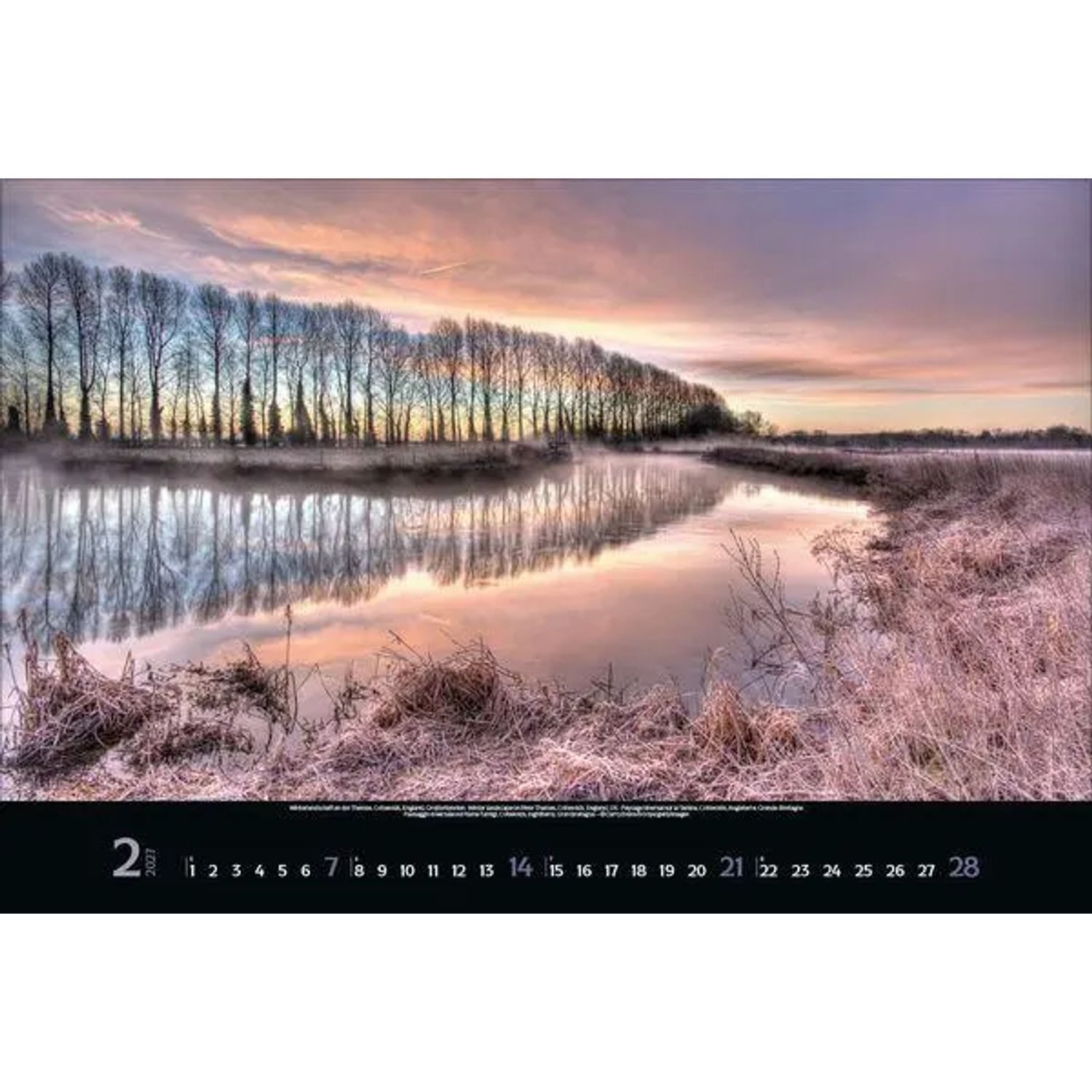 Korsch Verlag Wandkalender Colourful Seasons 2027