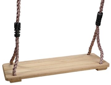 Alert Einzelschaukel 2er Set Kinder Holzschaukel Brettschaukel mit Seil Schaukelbrett 2, (2-tlg), max. 75kg