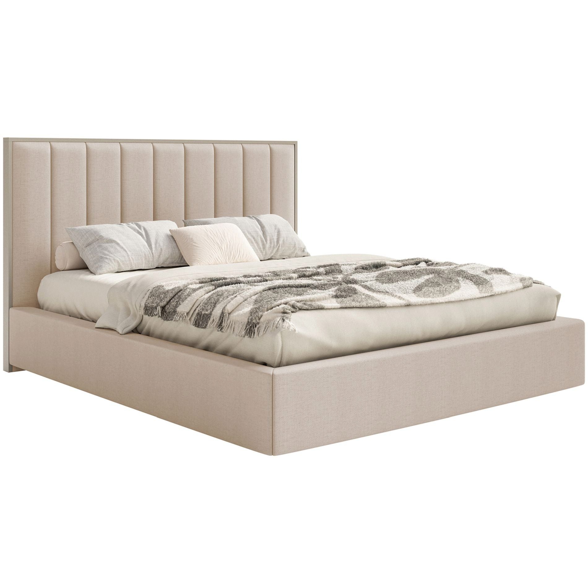 Selsey Polsterbett TOGENTS, gepolstertes Bett mit Kopfteil und wasserabweisendem Bezug